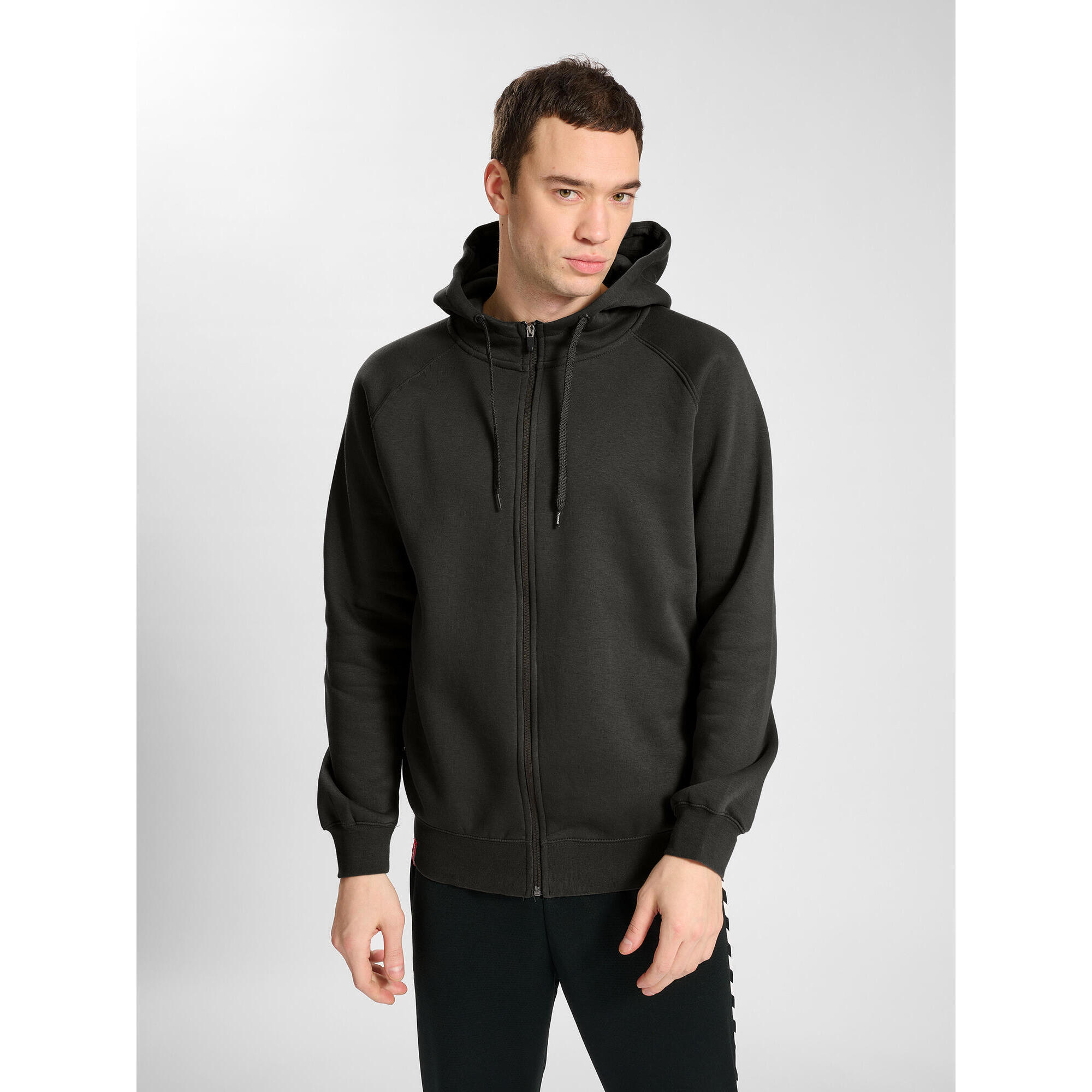 Bluza z kapturem i zamkiem błyskawicznym Hummel Red Heavy