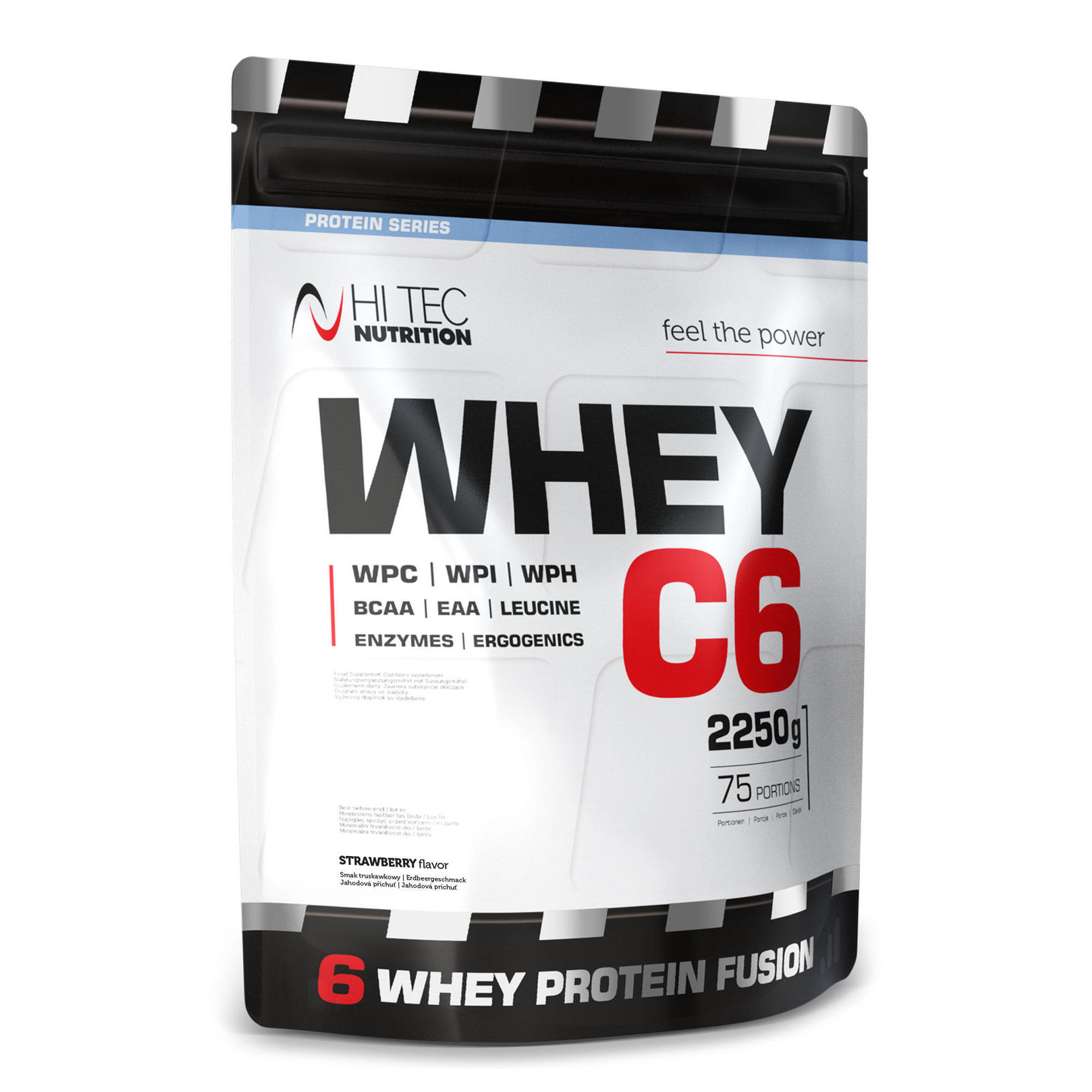 Odżywka białkowa HI TEC Whey C-6 2250g Truskawka
