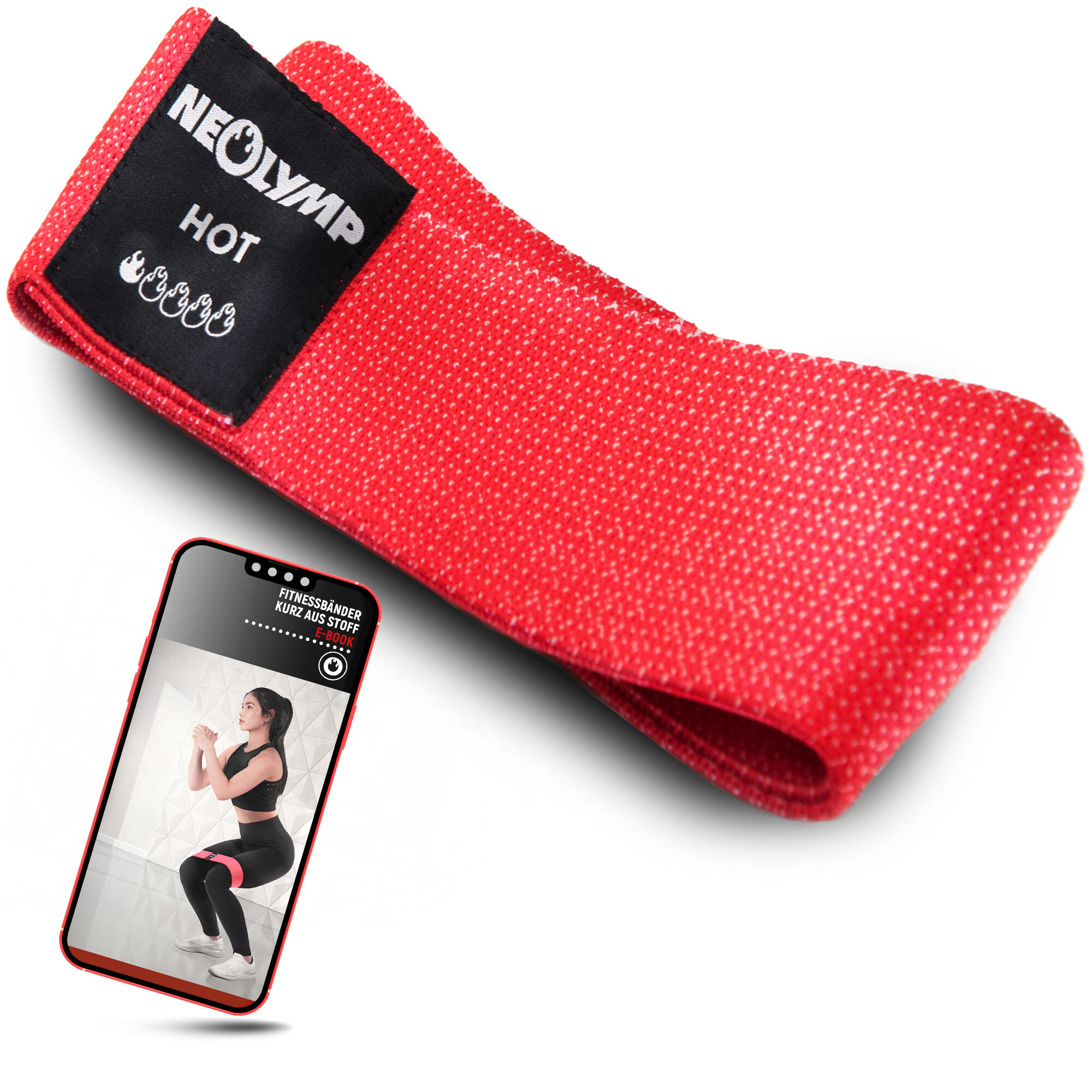 Krótka taśma oporowa poziom 1 – Przyjazne dla skóry mini taśmy mobilizacyjne