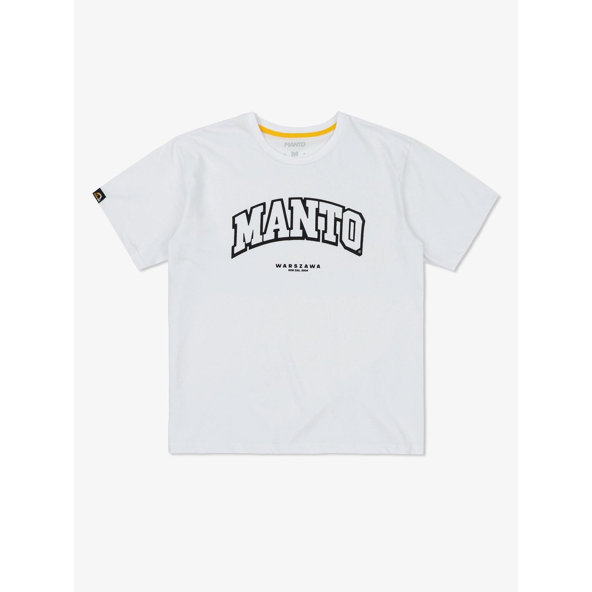Koszulka sportowa MANTO Warszawa oversize z krótkim rękawem