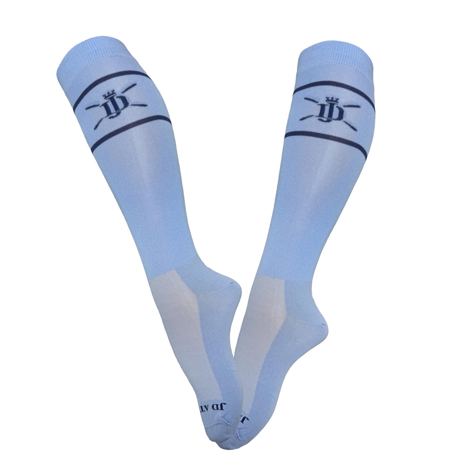 Skarpety jeździeckie Emma JD Attack błękitne