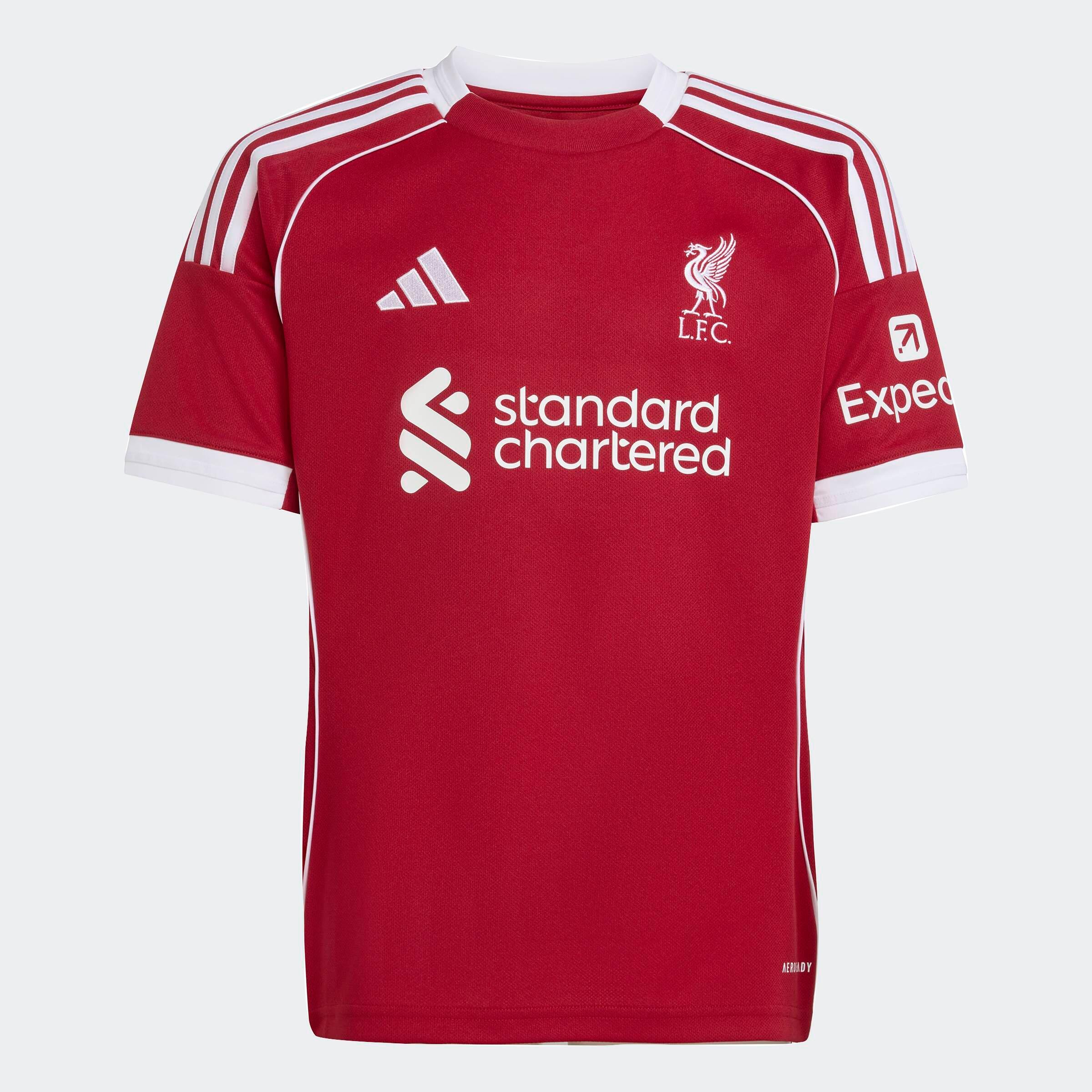 Koszulka piłkarska dla dzieci ADIDAS Liverpool FC sezon 25/26 domowa