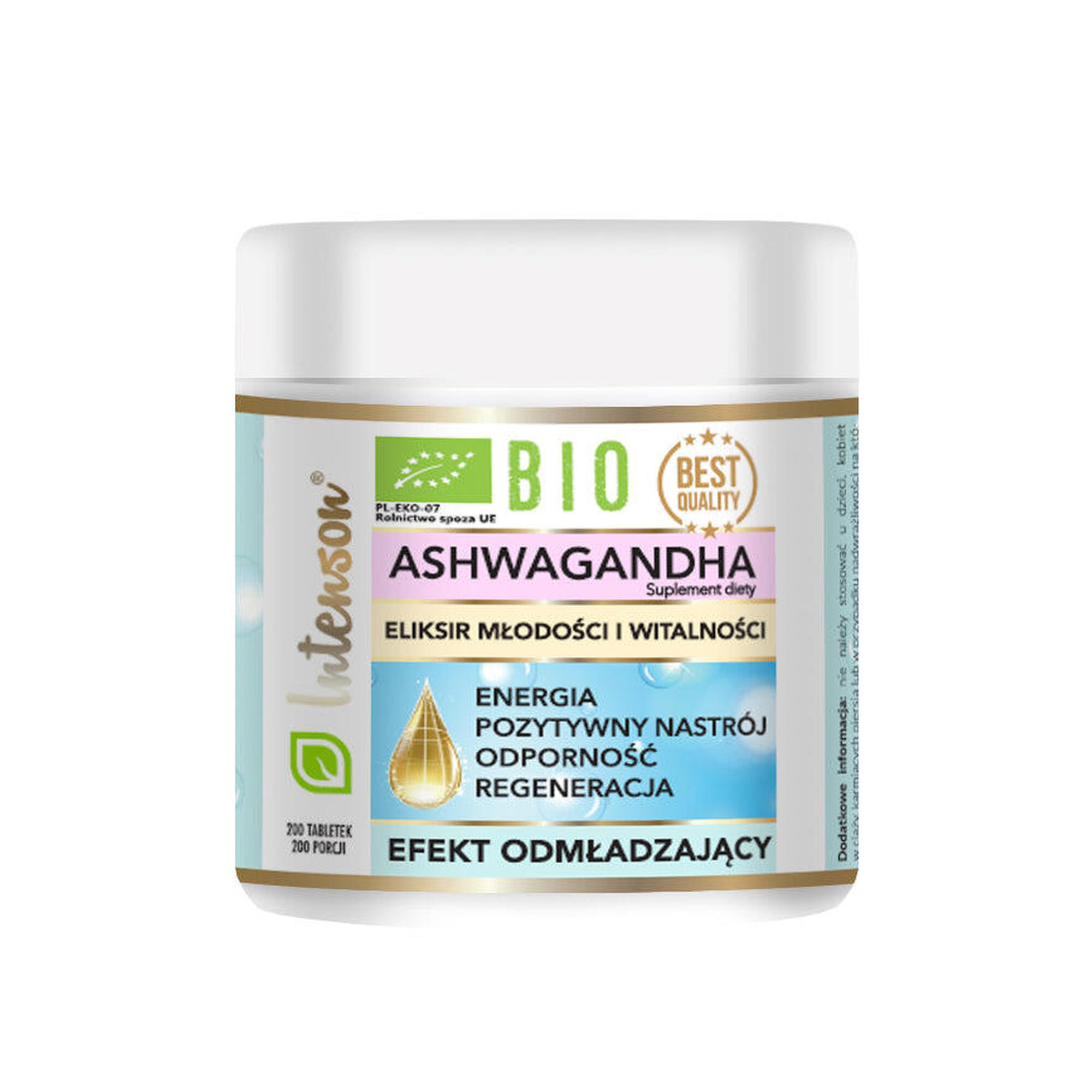 Bio Ashwagandha - 200 tabletek