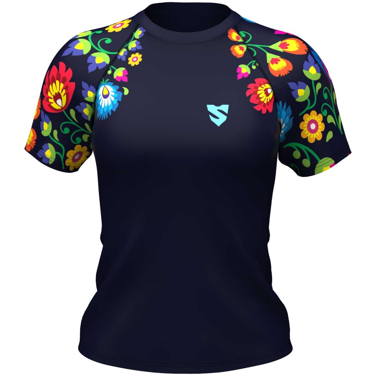 Koszulka fitness z krótkim rękawem damska Smmash Folk