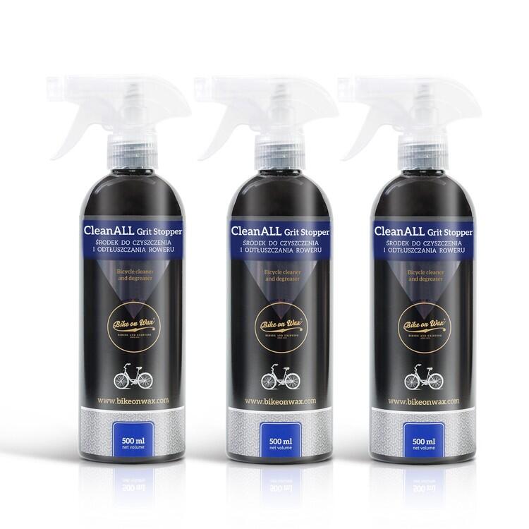 Zestaw do czyszczenia roweru: 3 x Środek do Czyszczenia i Odtłuszczenia + mikrof
