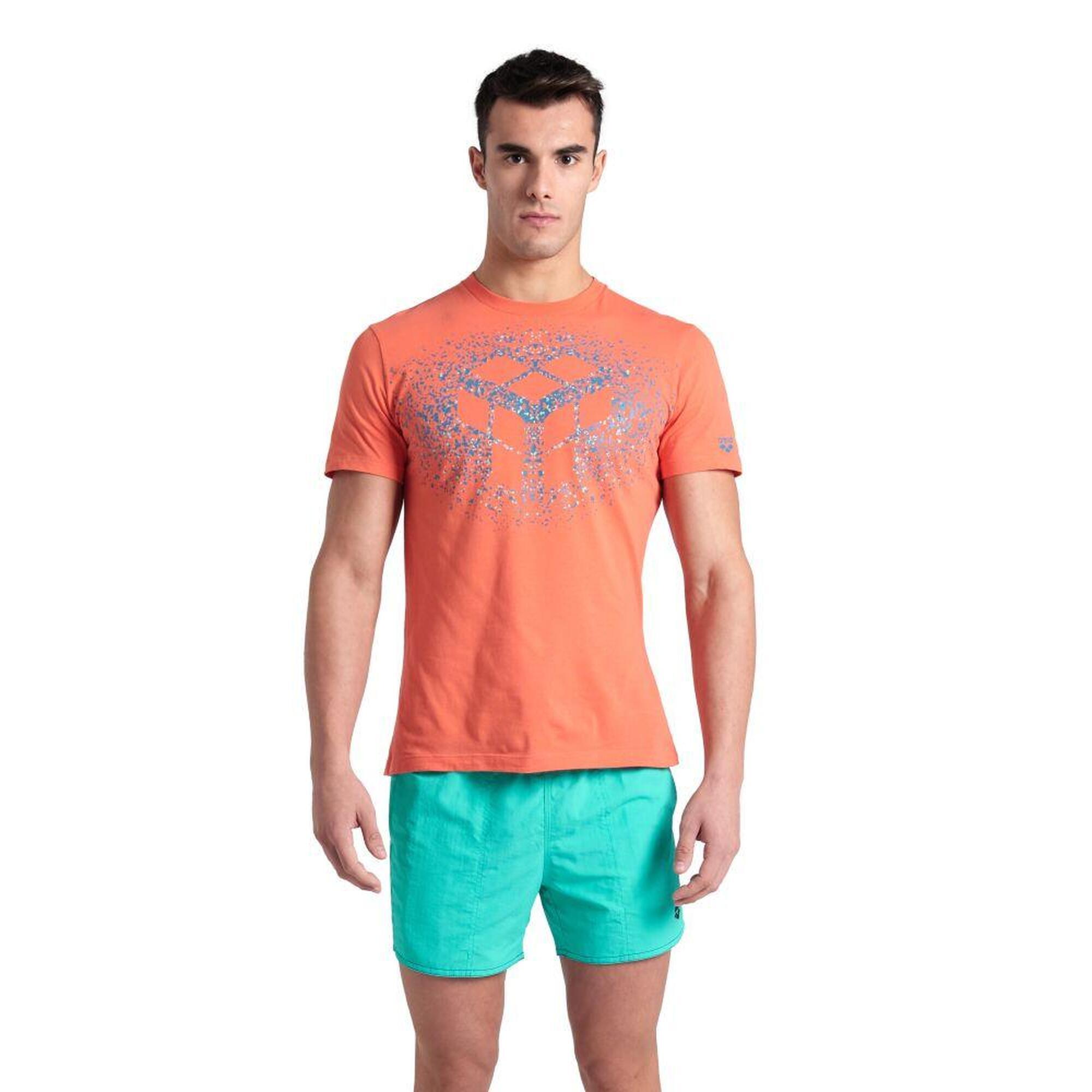 Koszulka męska T-shirt bawełniany sportowy na trening Arena Solid