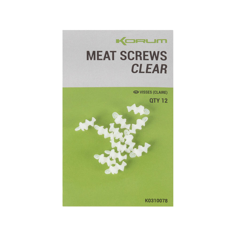 Wkręty do przynęt Korum Meat Screws 12 szt.