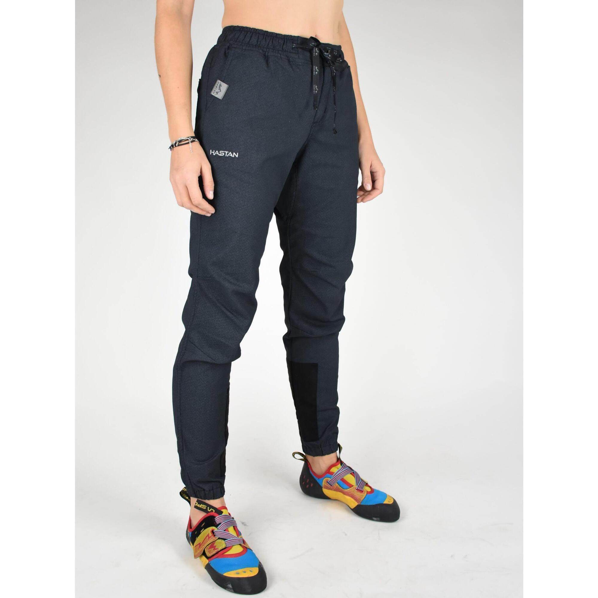 Spodnie Wspinaczkowe Damskie Hastan Czarnodzieje z wycieraczkami LONG