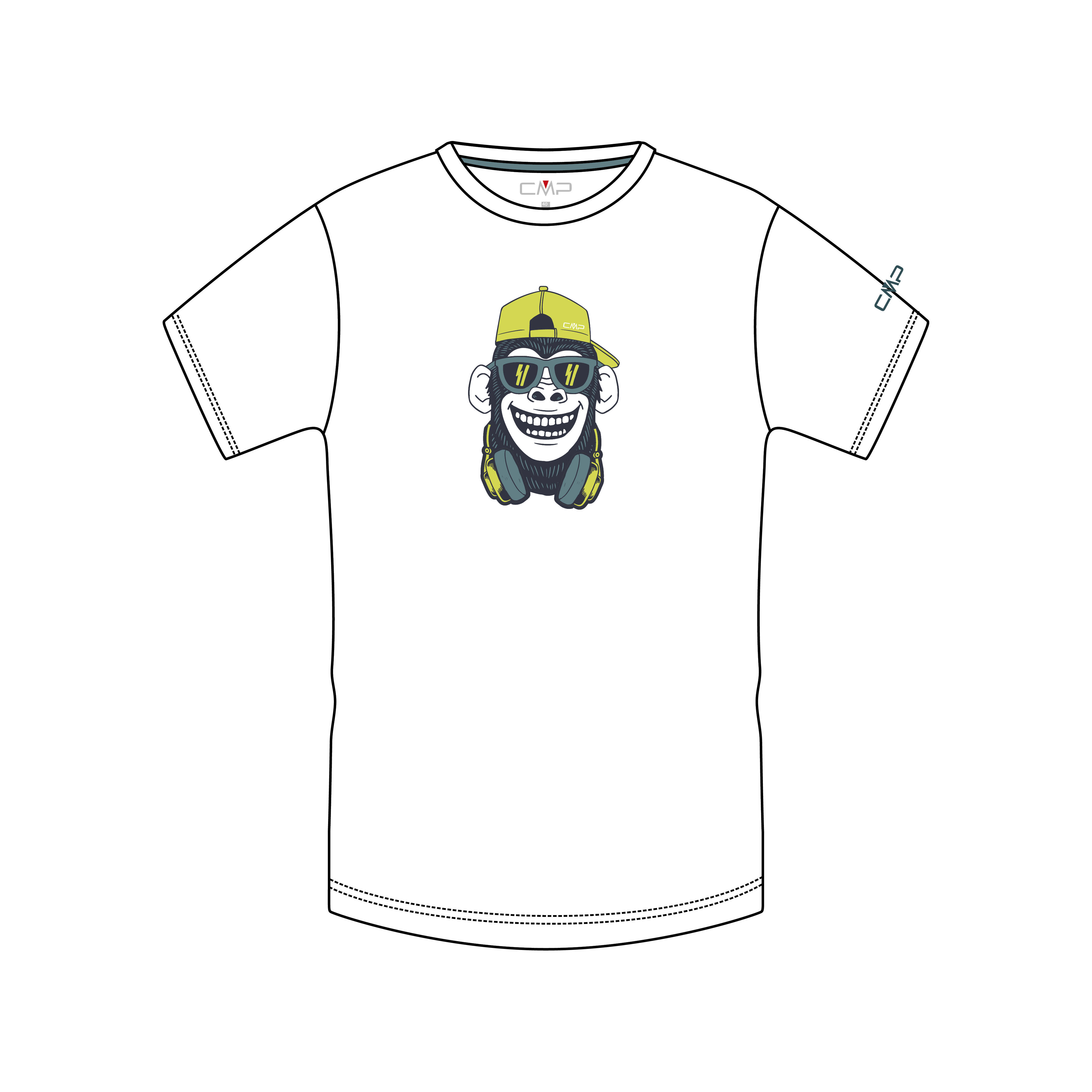 Koszulka dziecięca turystyczna CMP 38T6744