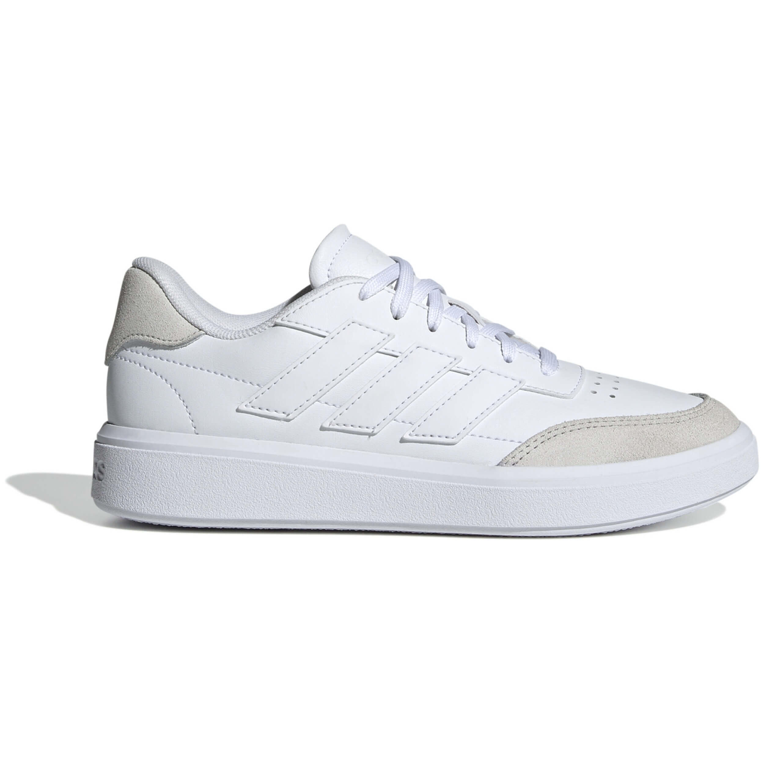 Buty sportowe adidas Courtblock Junior Biały Beżowy