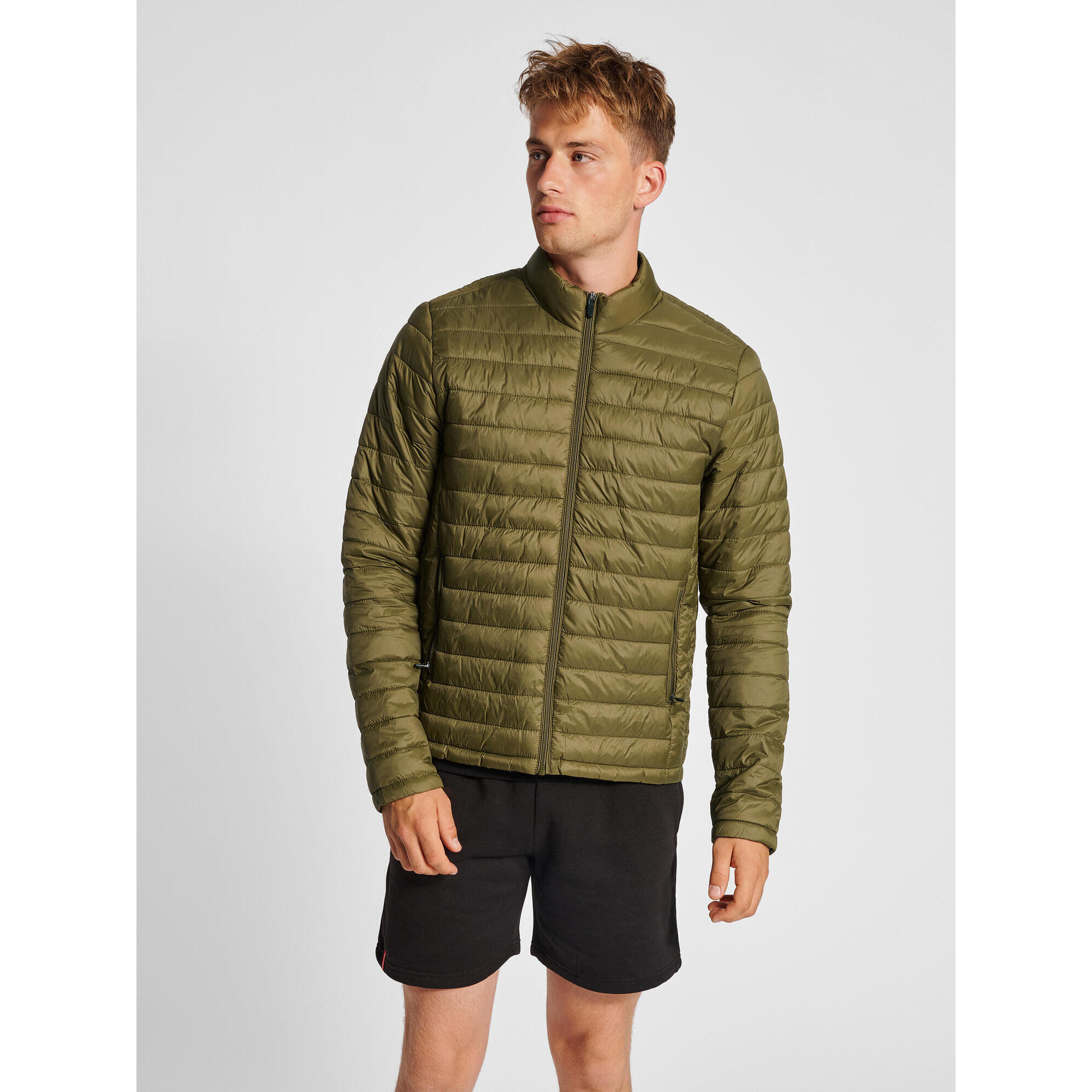 Kurtka sportowa puchowa męska Hummel Red