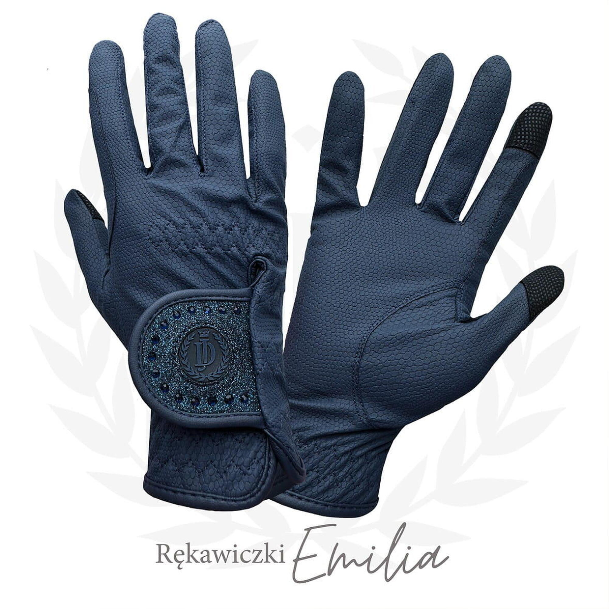 Rękawiczki do jazdy konnej JD ATTACK damskie Emily