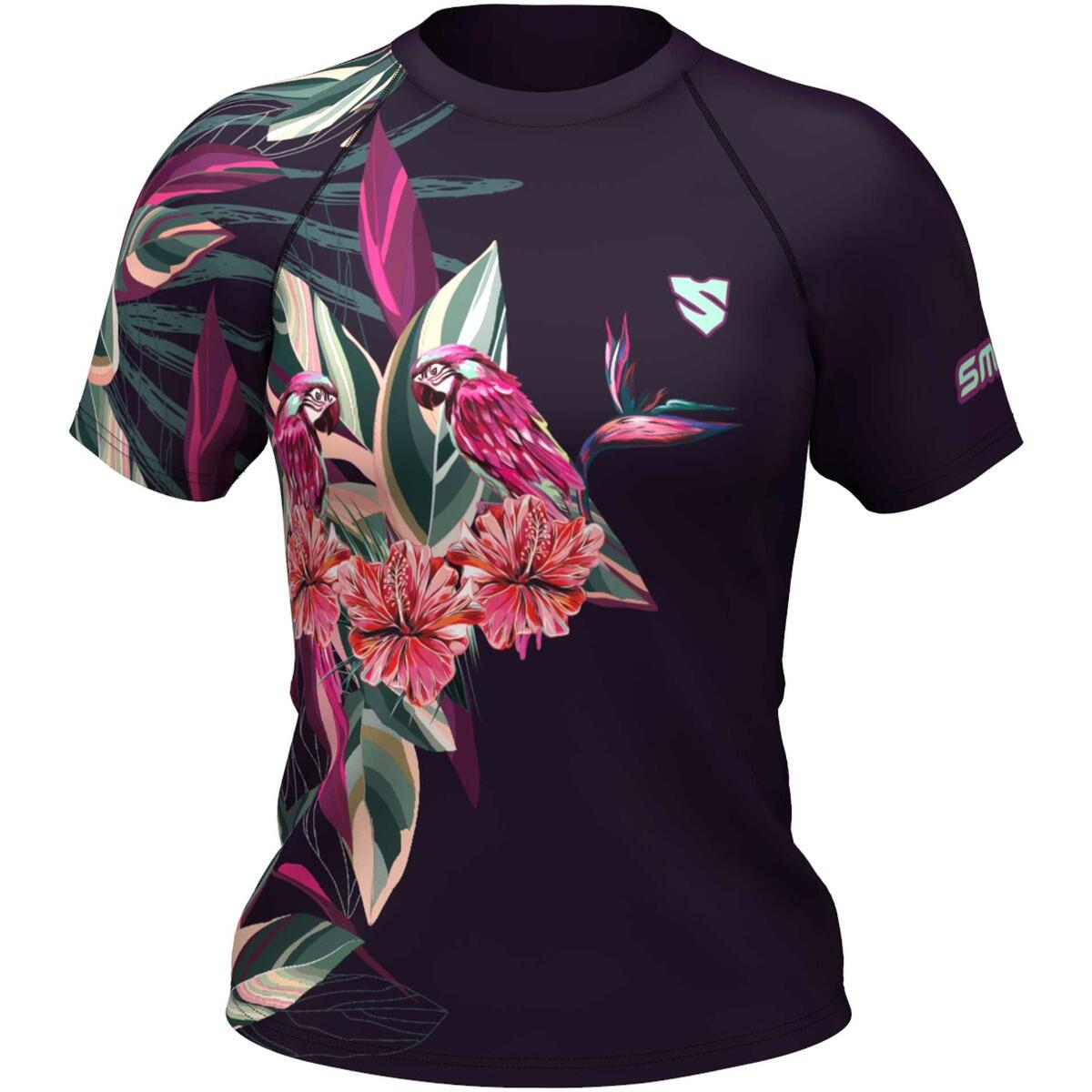 Koszulka fitness z krótkim rękawem damska Smmash Paradiso