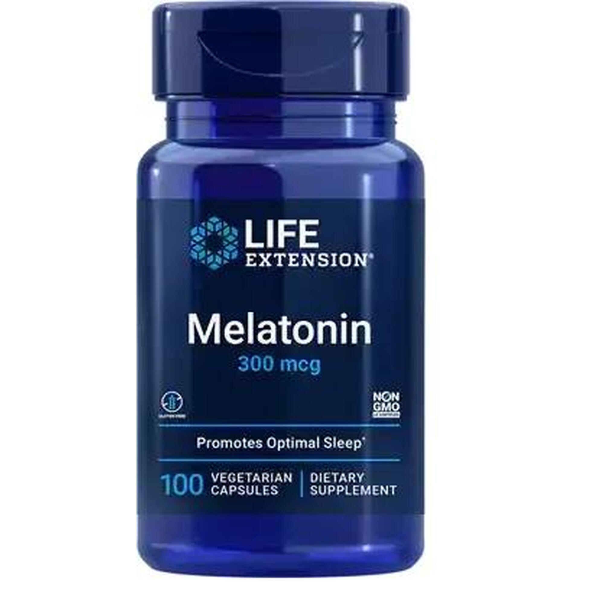 Melatonina 300µg Life Extension 100 vkaps