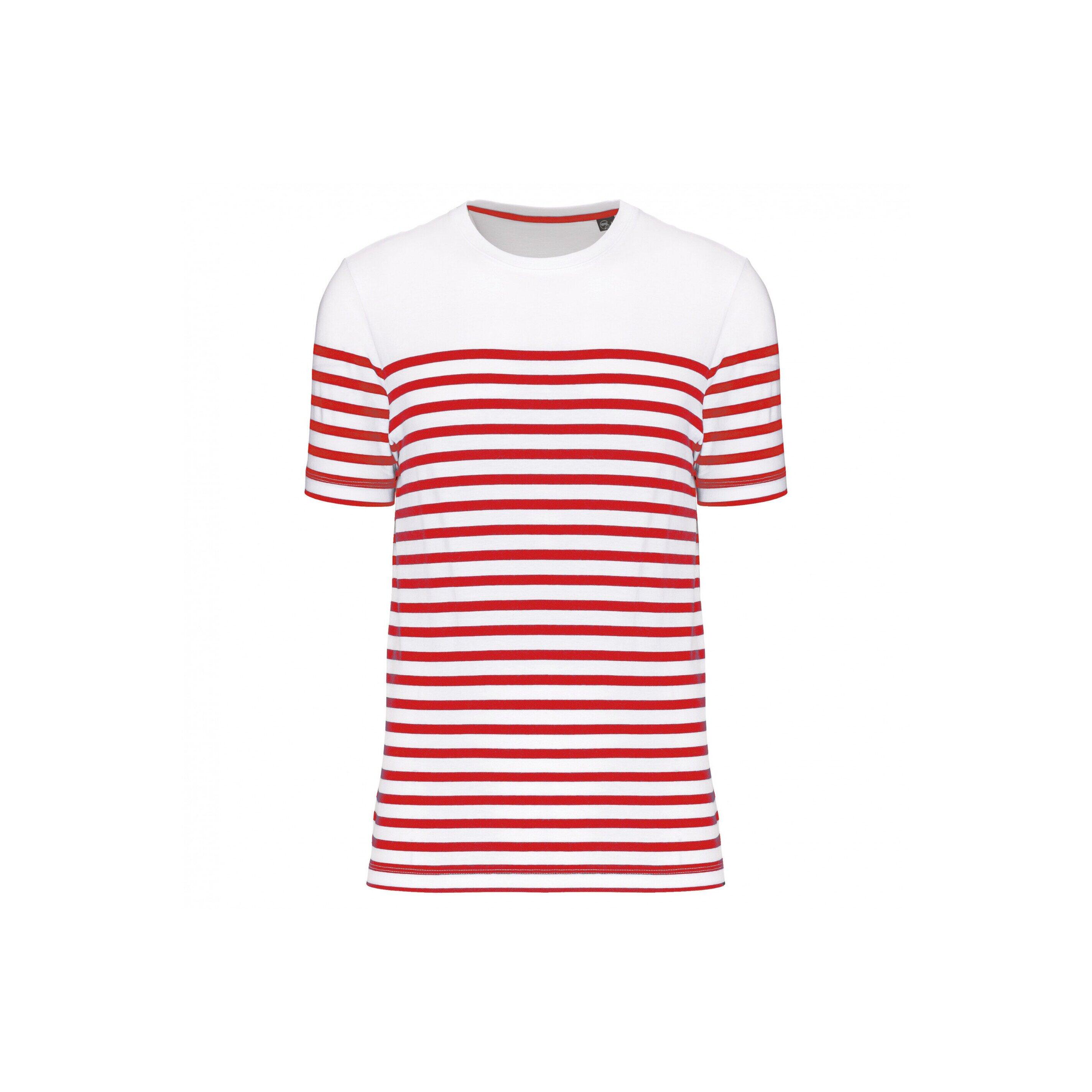 Koszulka z kołnierzykiem marynarskim Kariban Bio