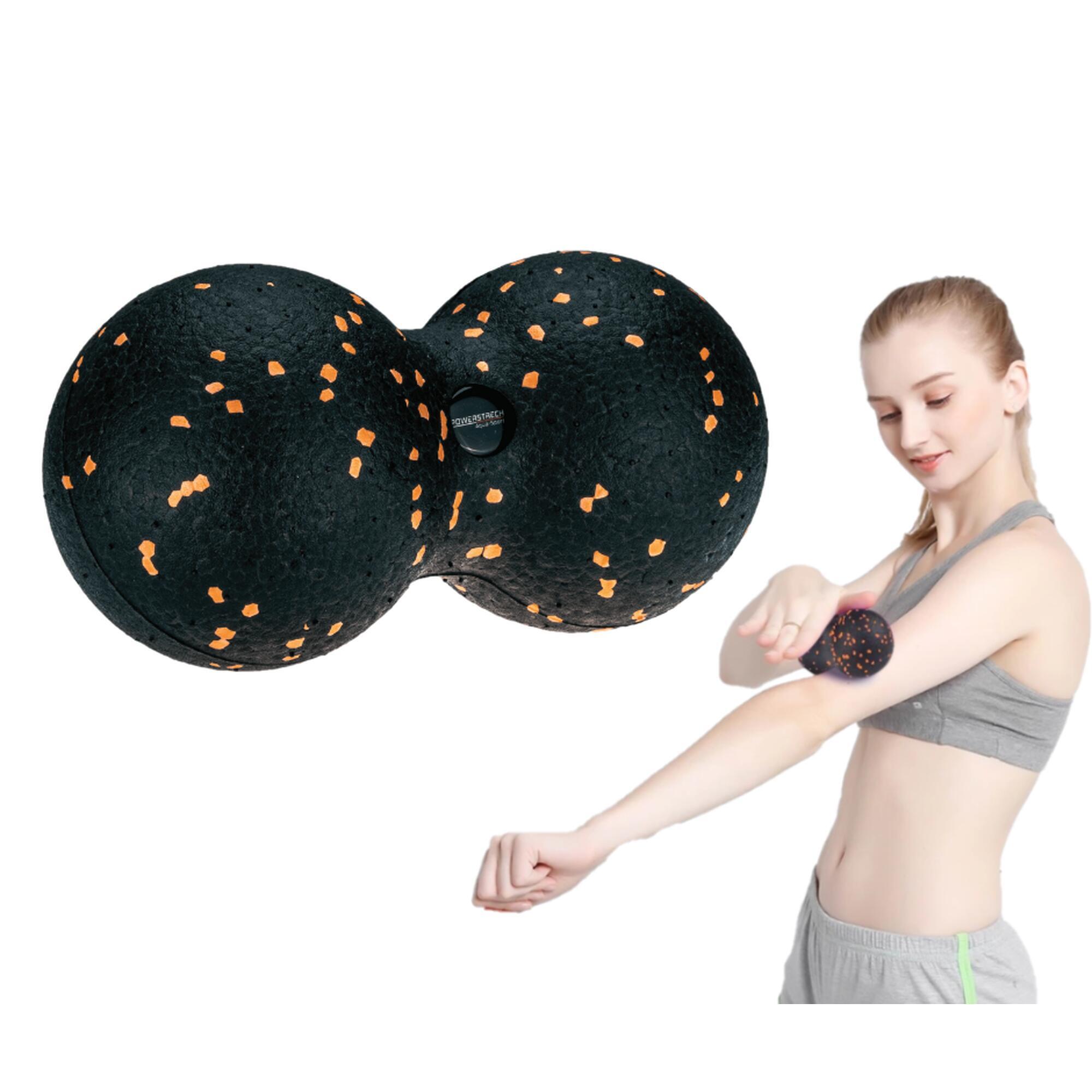 Piłka do masażu roller Aqua-Sport Powerstretch DuoBall