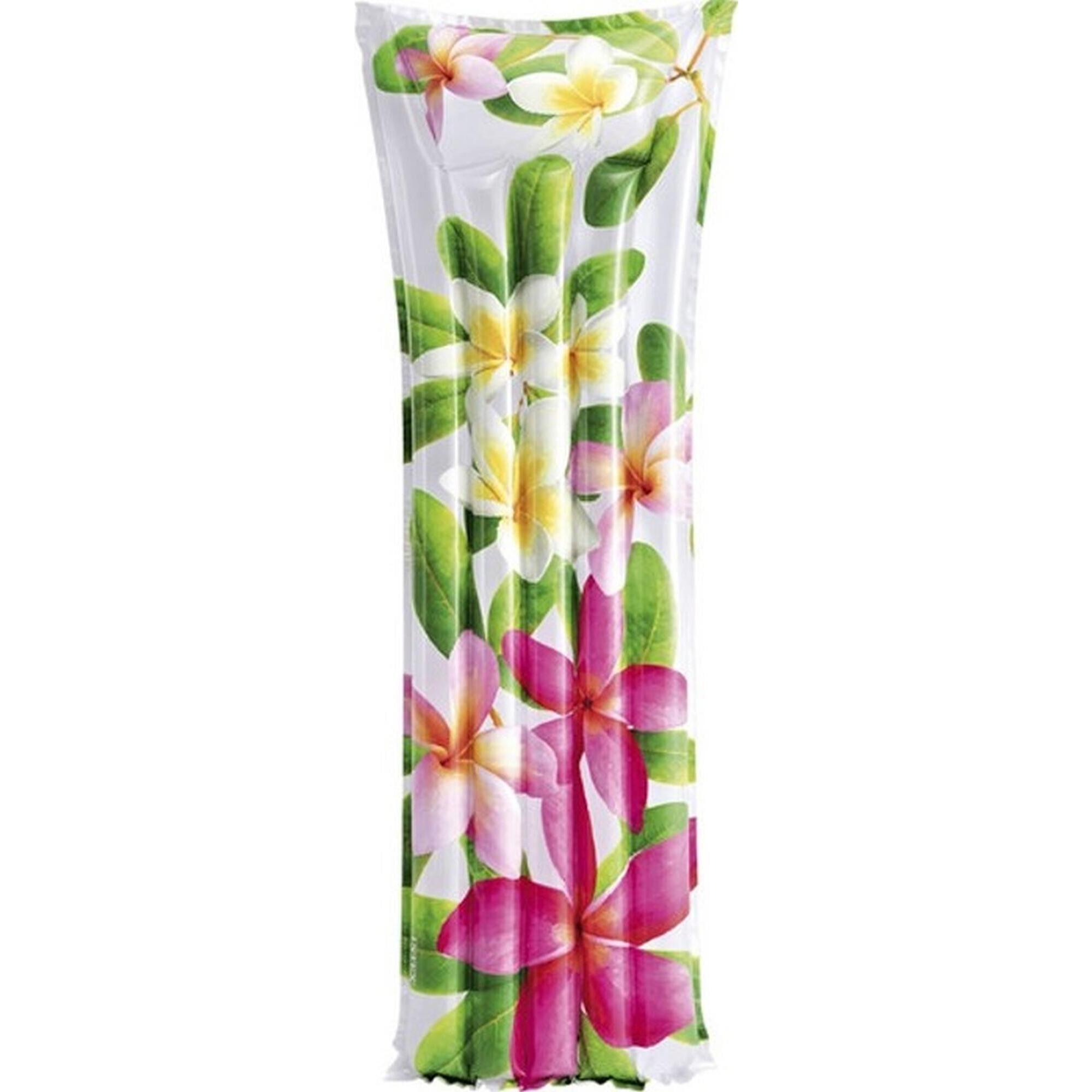 Materac Intex w kwiatowe wzory 183 x 69 cm