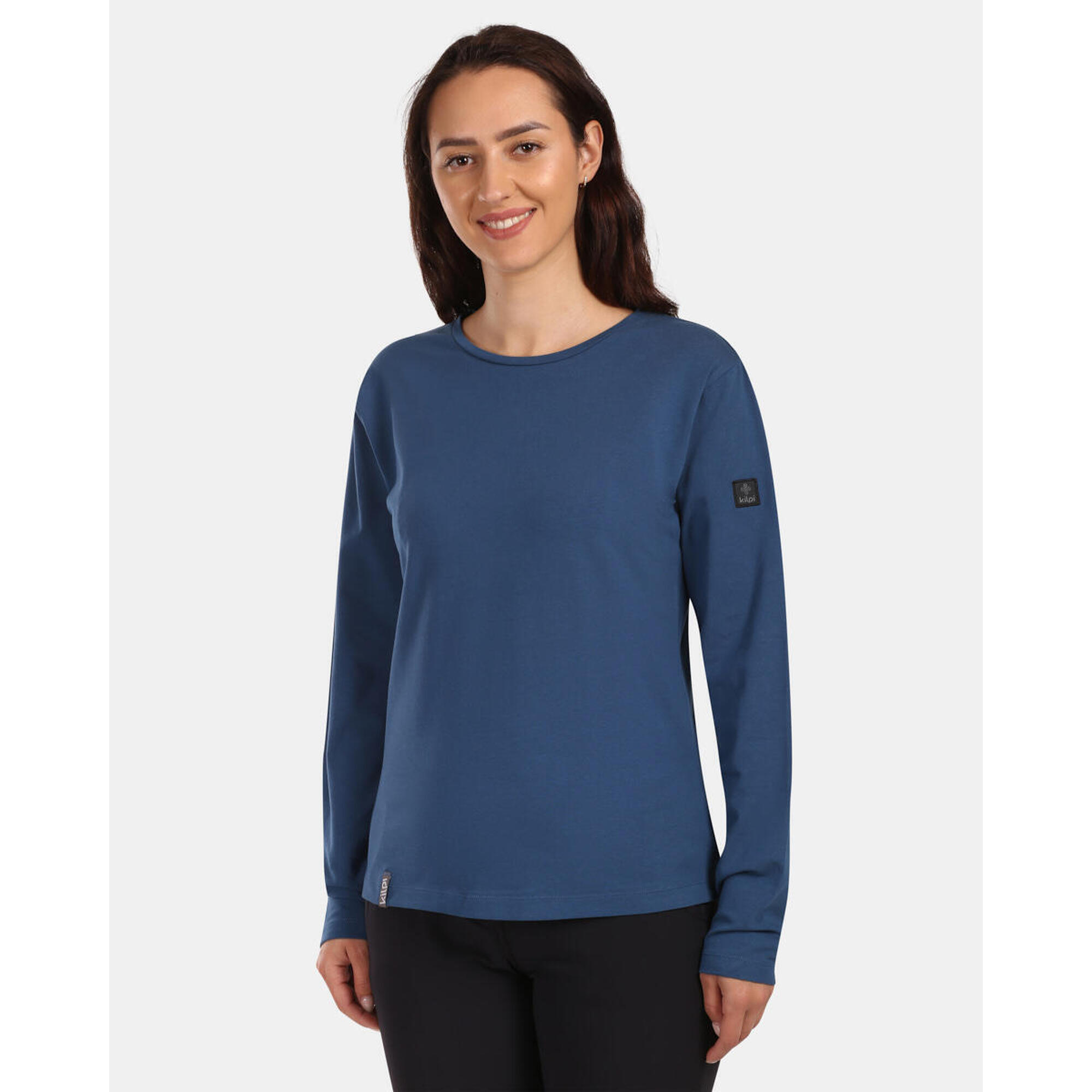 Damska bawełniana koszulka z długim rękawem Kilpi PROMOX-W