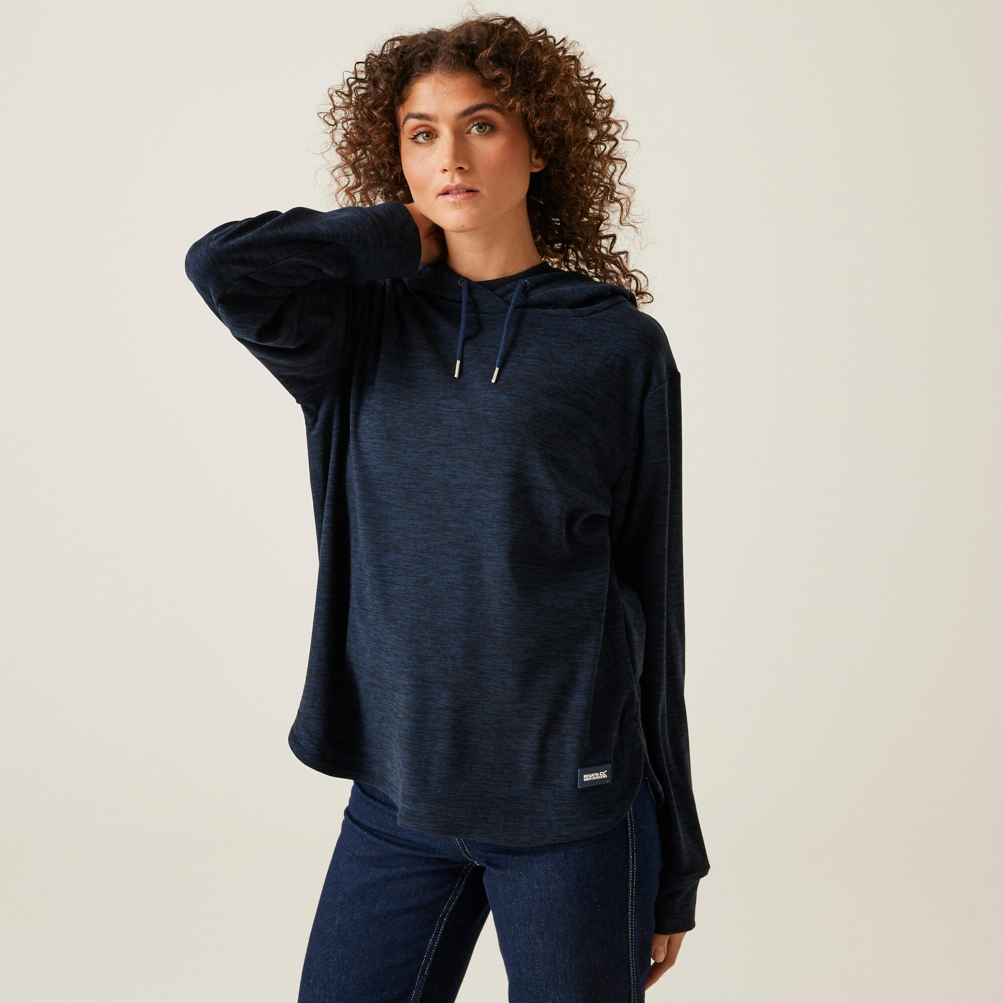 Polar turystyczny z kapturem damski Mayse