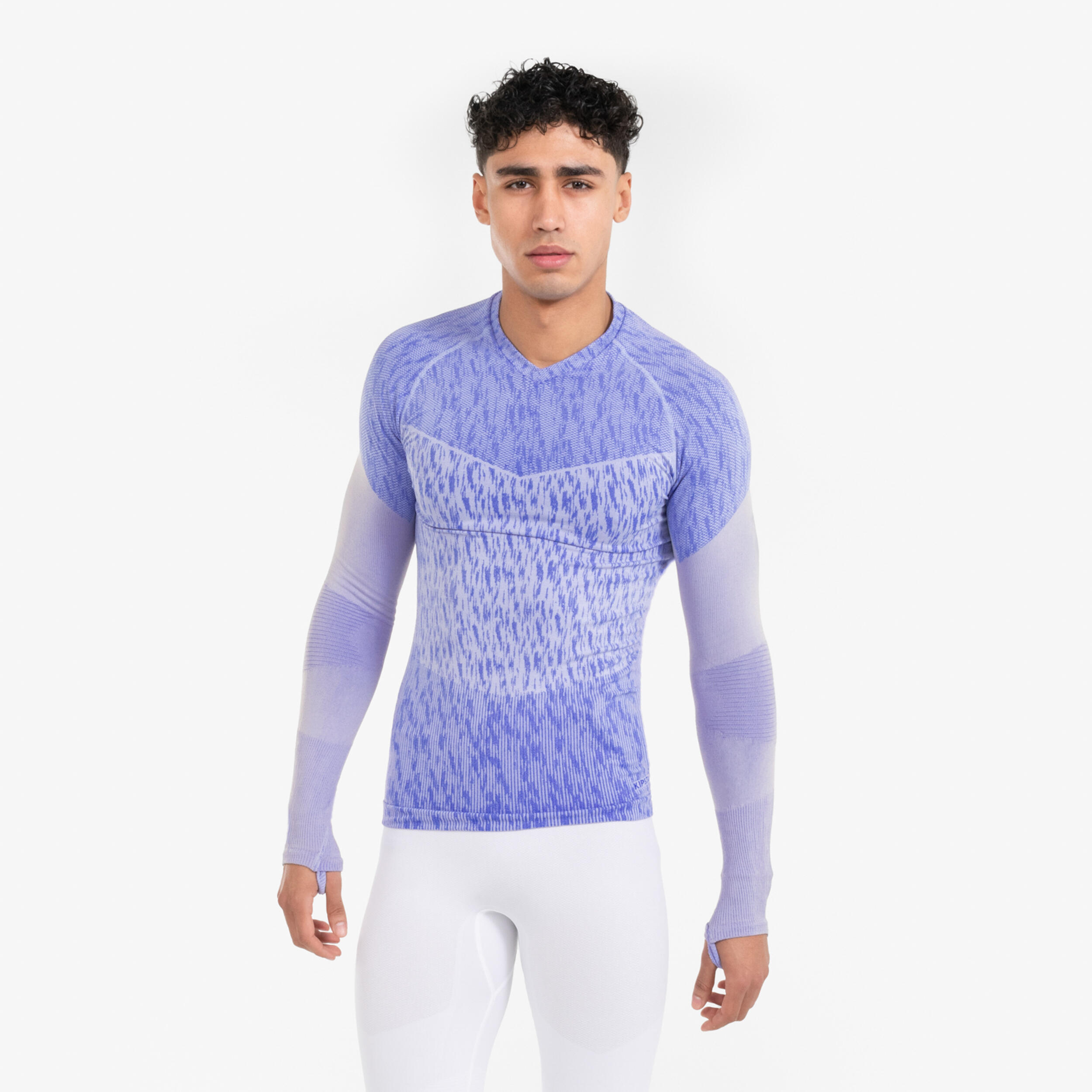 Podkoszulek termiczny z długim rękawem Kipsta Keepdry