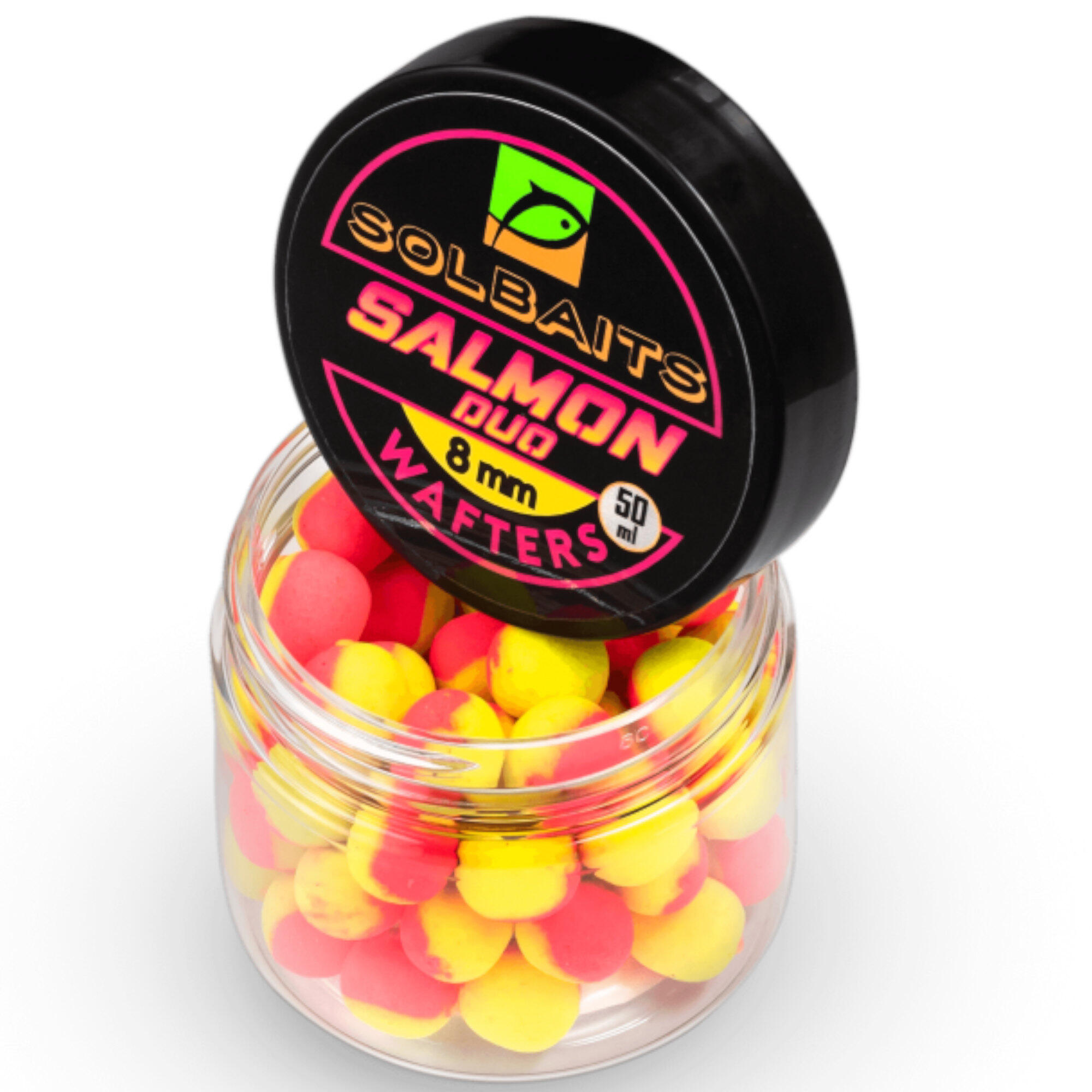 Przynęta Wafters Solbaits Salmon Duo Fluo Pink - Yellow 8Mm 50Ml