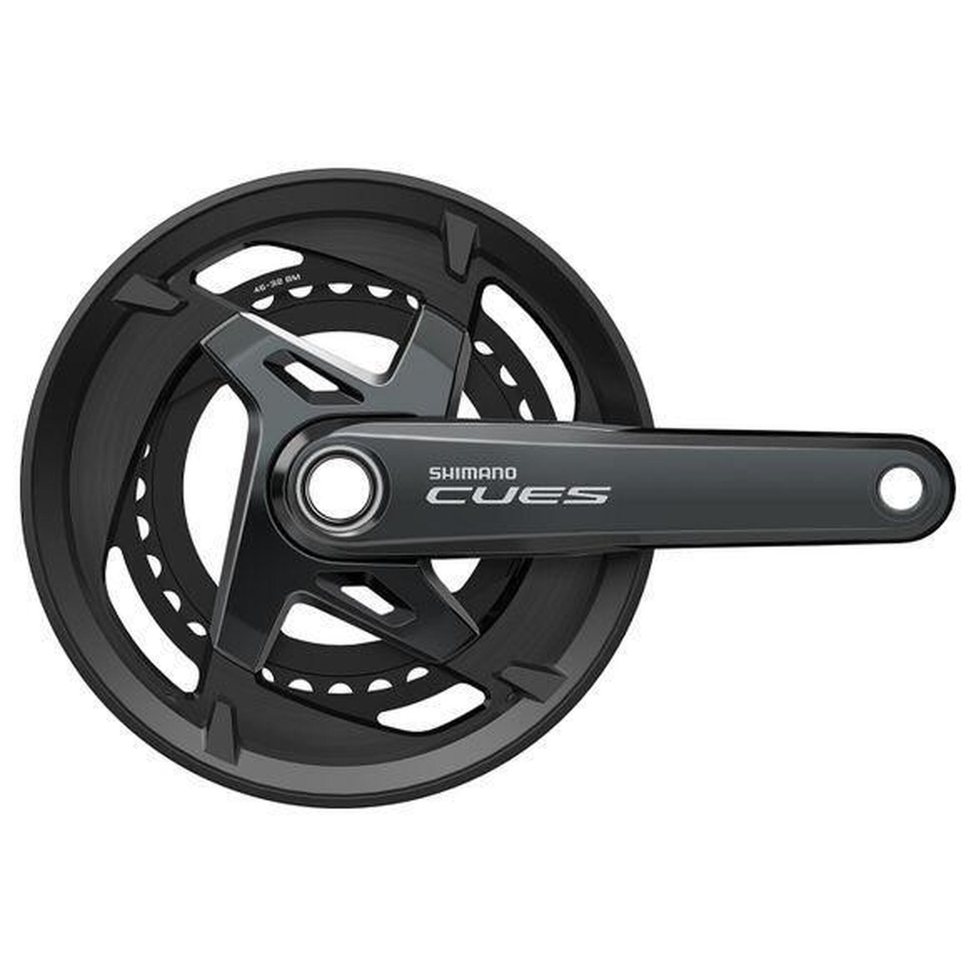 Podwójny mechanizm korbowy Shimano Cues FC-U8000-2 11V