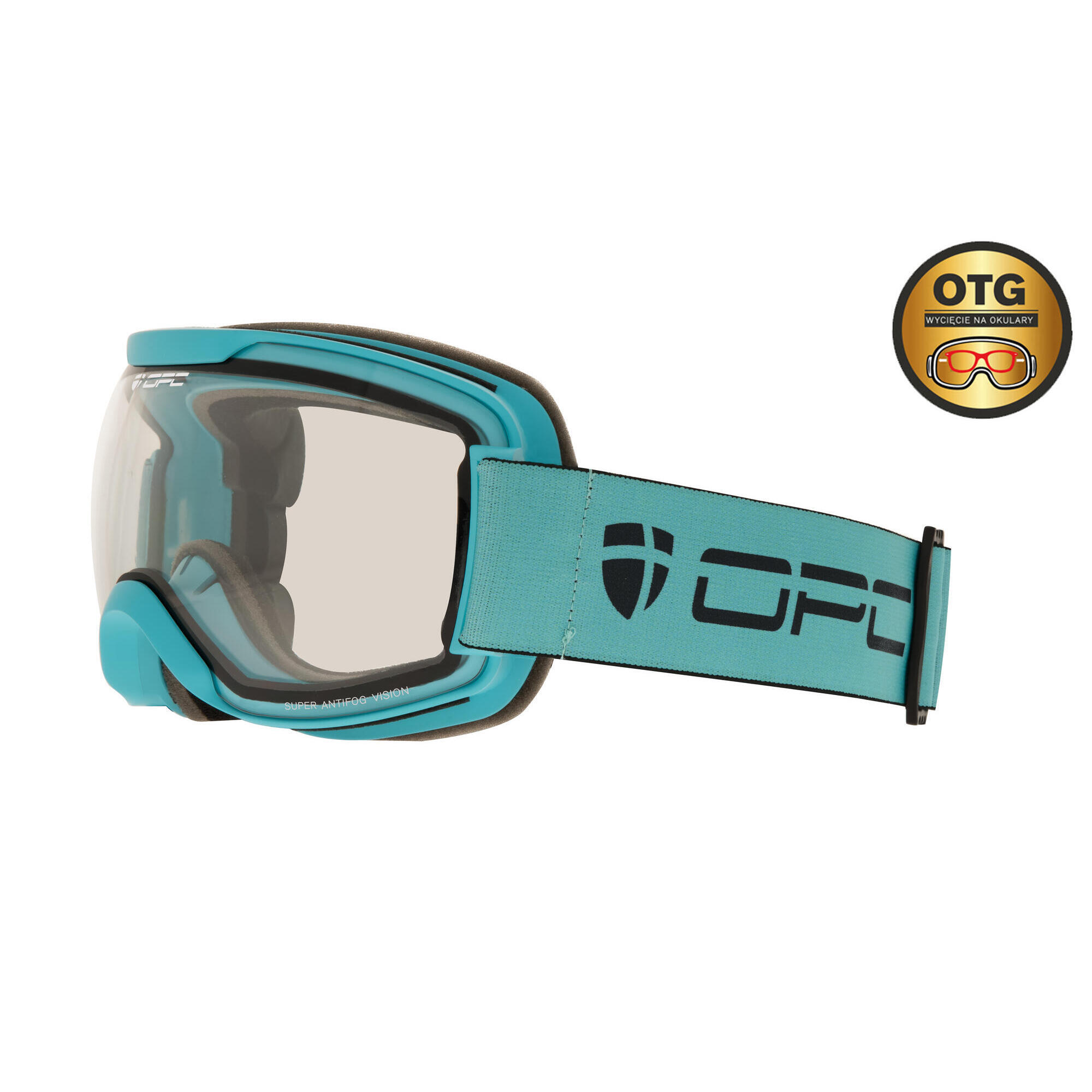 Gogle narciarsko-snowboardowe dla dorosłych Performance Davos Cat.0, Etui