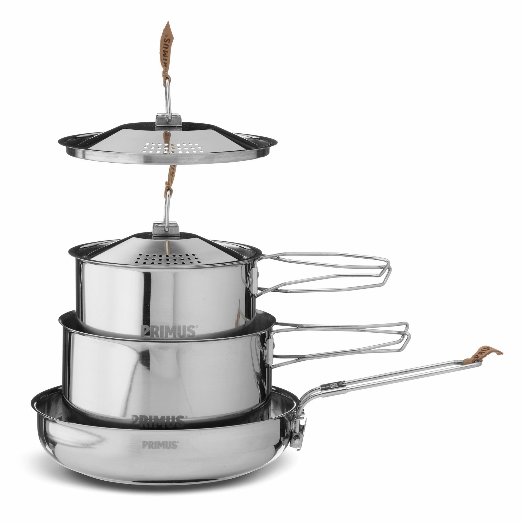 Zestaw naczyń ze stali nierdzewnej Primus Campfire Cookset small