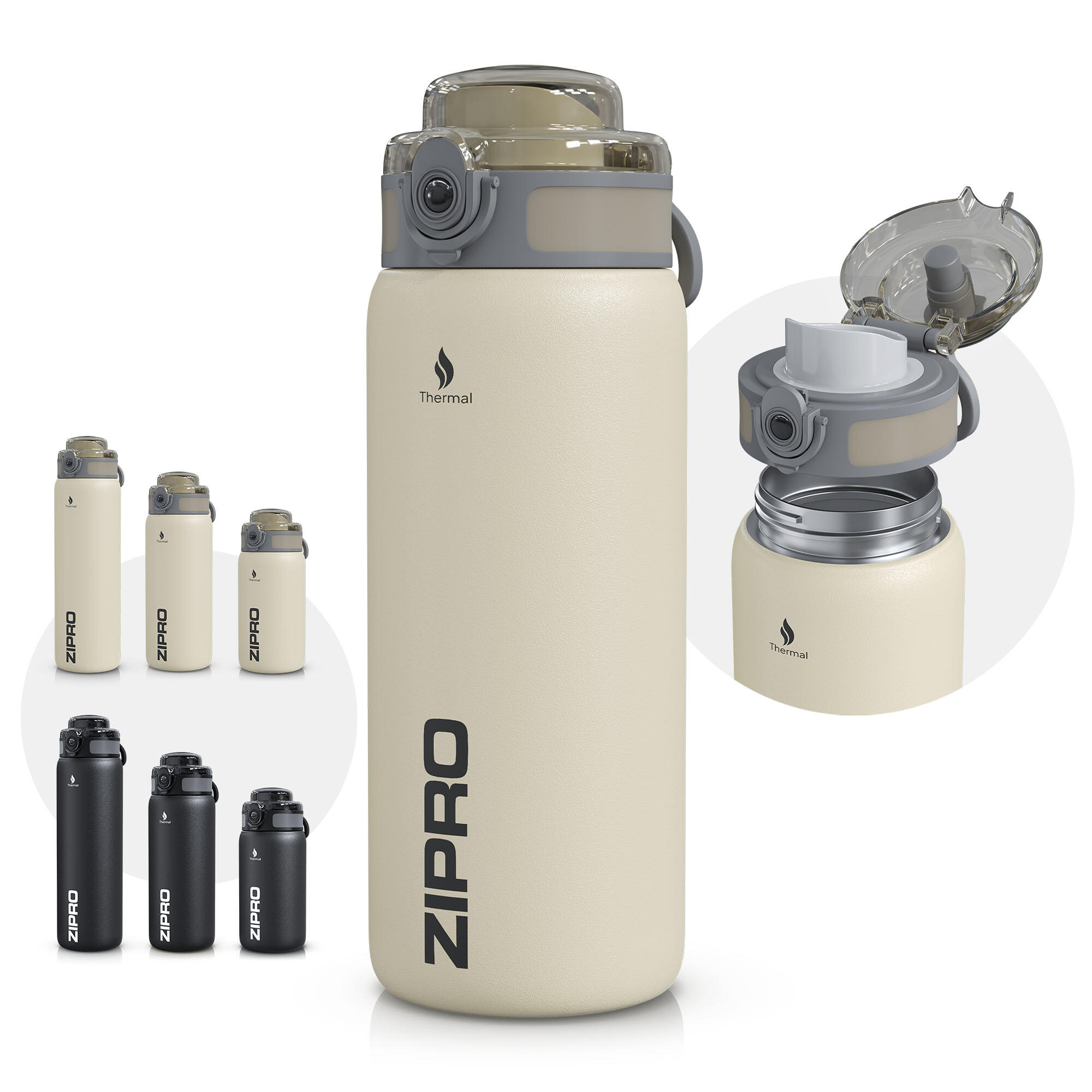 Kubek Termiczny Butelka Termoaktywna Zipro