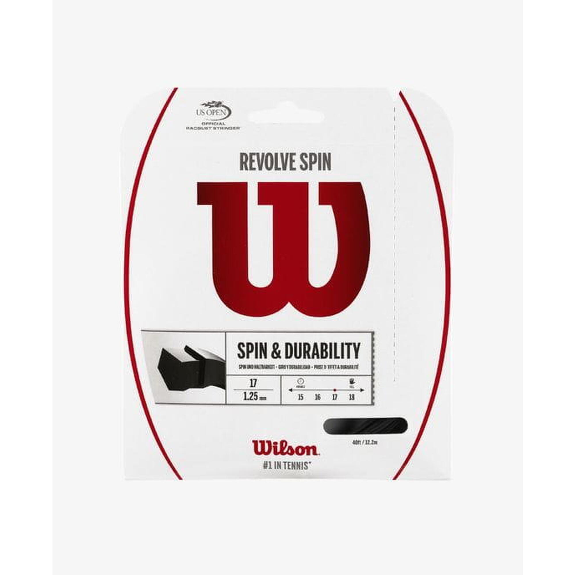 Naciąg tenisowy Wilson Revolve Spin set. 12 m. 1,25 mm
