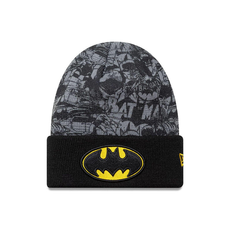 Czapka zimowa dziecięca New Era Batman Youth DC Black Beanie 60691137