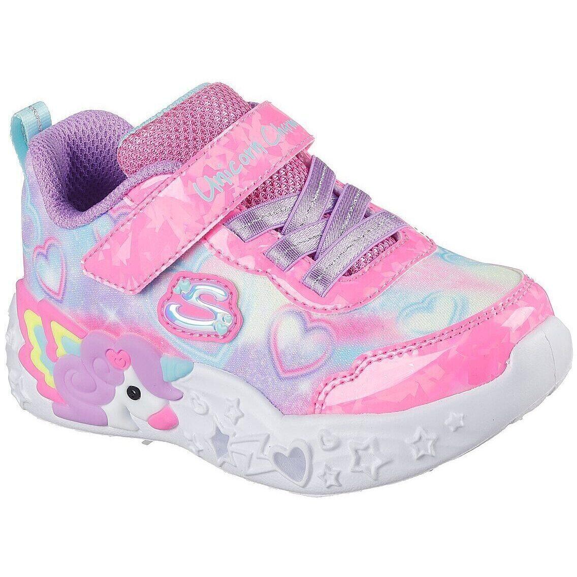 Buty sportowe dla dzieci Skechers S Lights unicorn Charmer lil