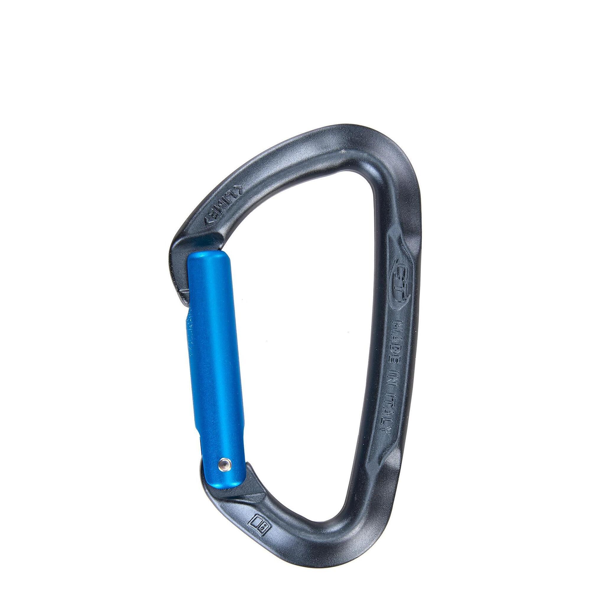 Karabinek Climbing Technology Lime S - grey/blue