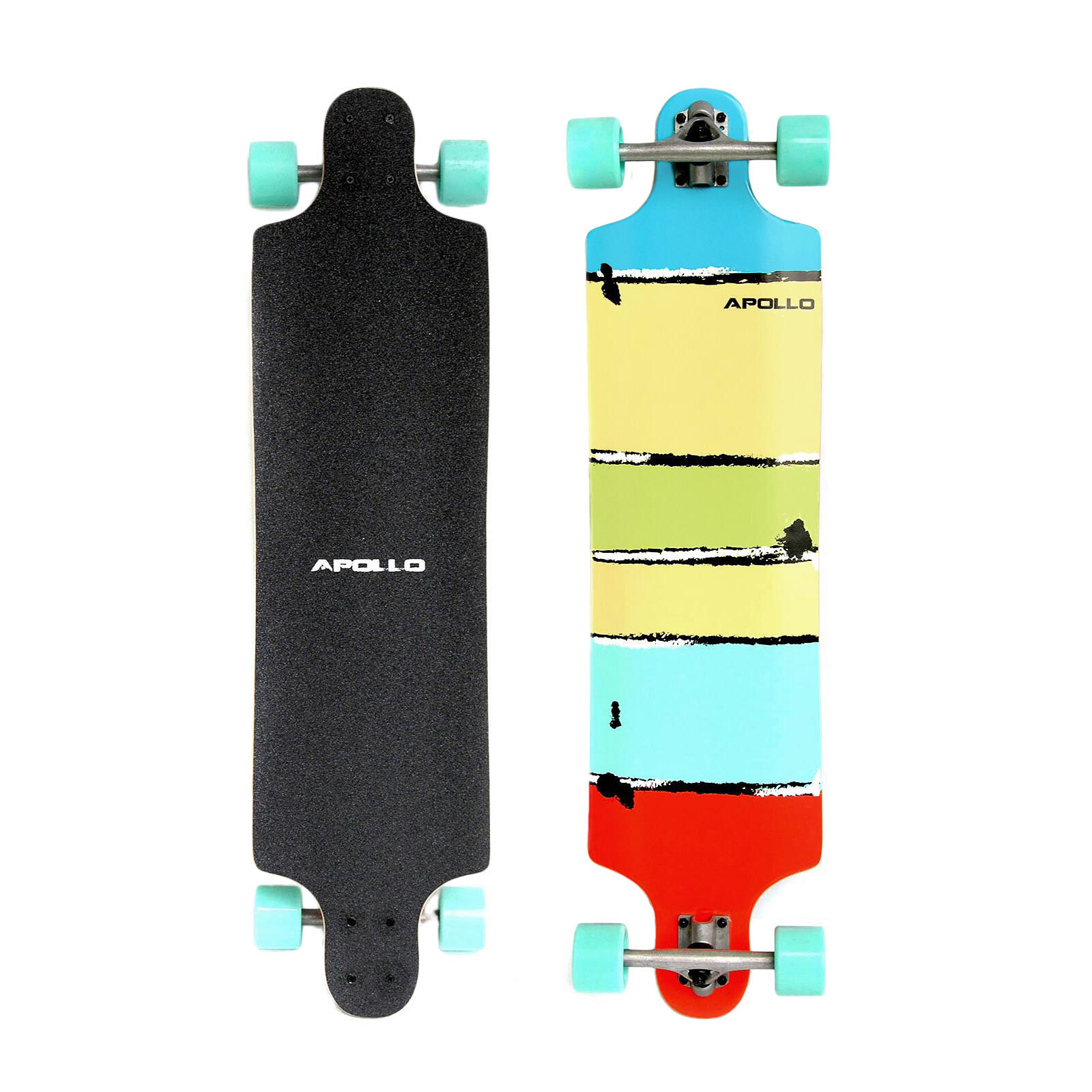 Longboard 38" Deskorolka Bambusowa dla Nastolatków i Dorosłych ABEC-9 Flex 2