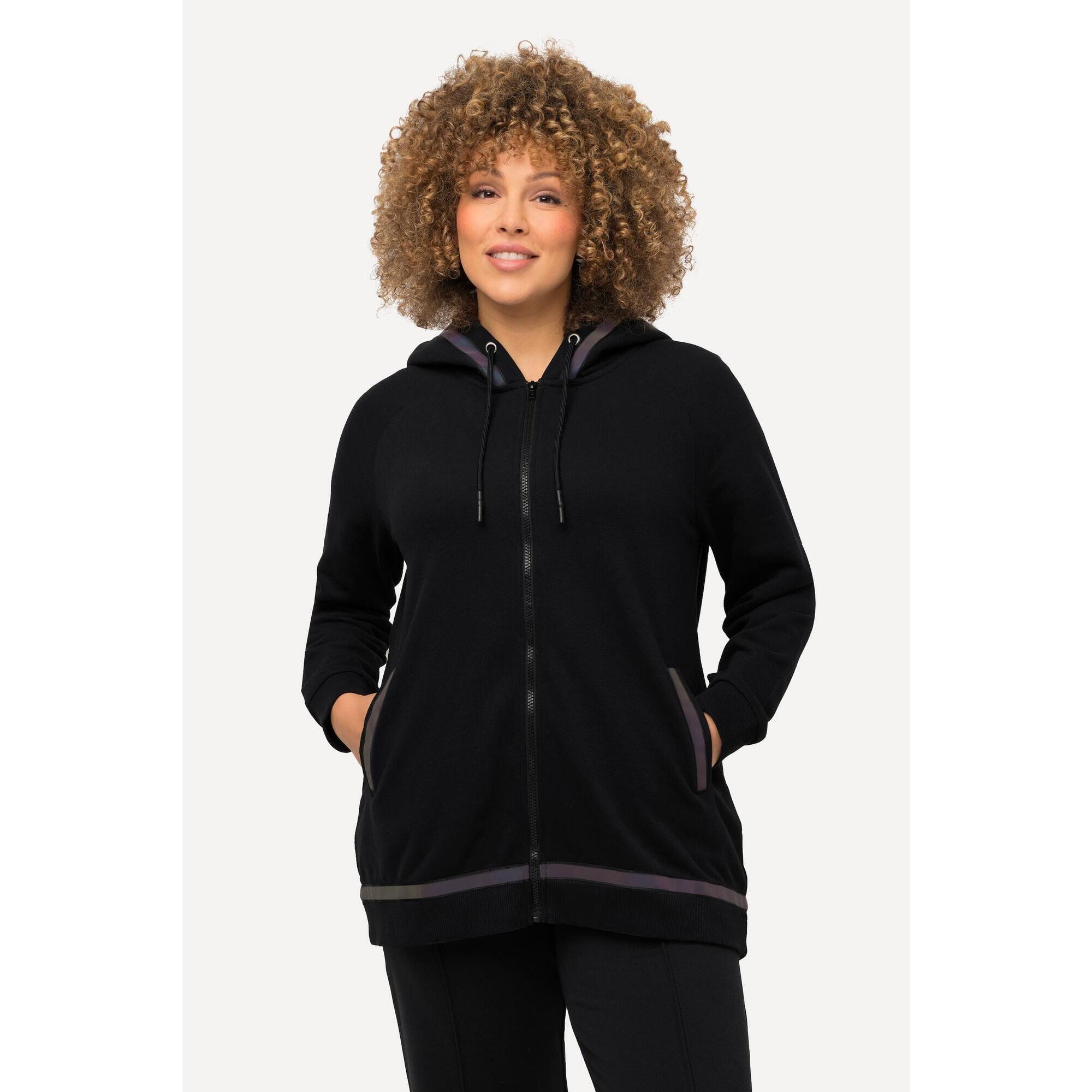 Bluza, kaptur, tęczowe paski odblaskowe, długi rękaw