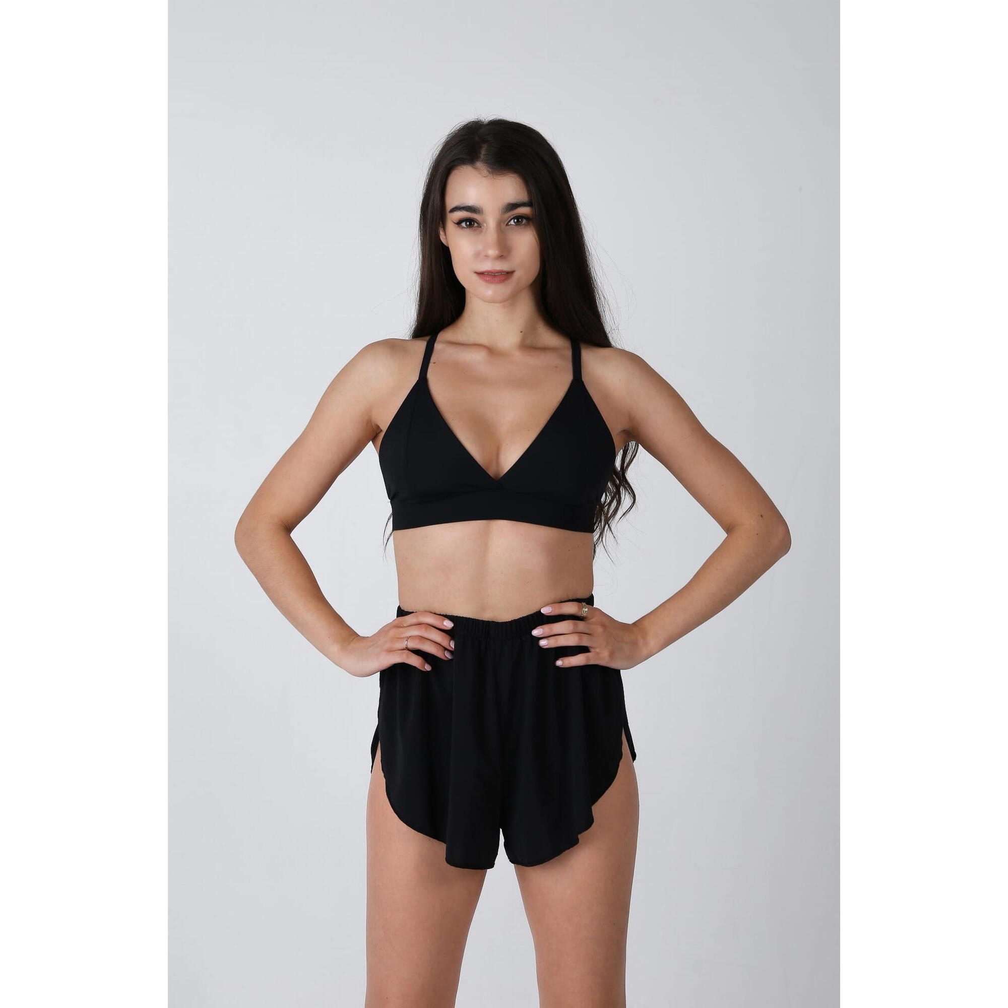 Spodenki do tańca pole dance Rev Activ Flow z rozcięciami krótkie