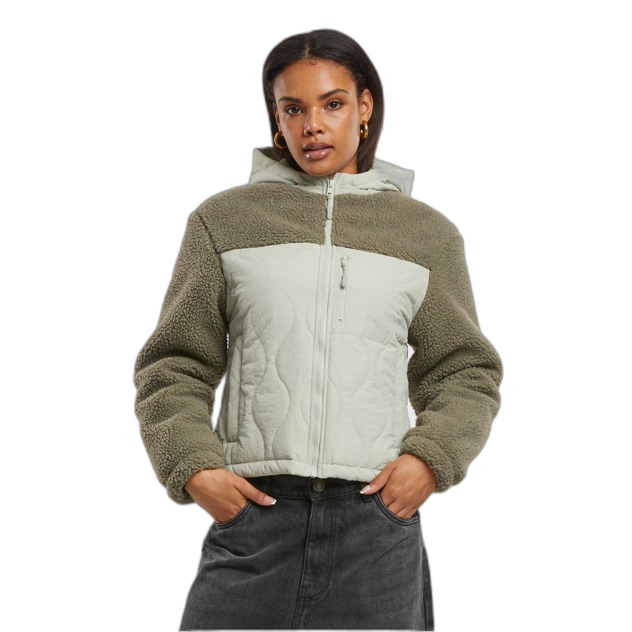 Polar nylon damski Urban Classics Sherpa Crinkle