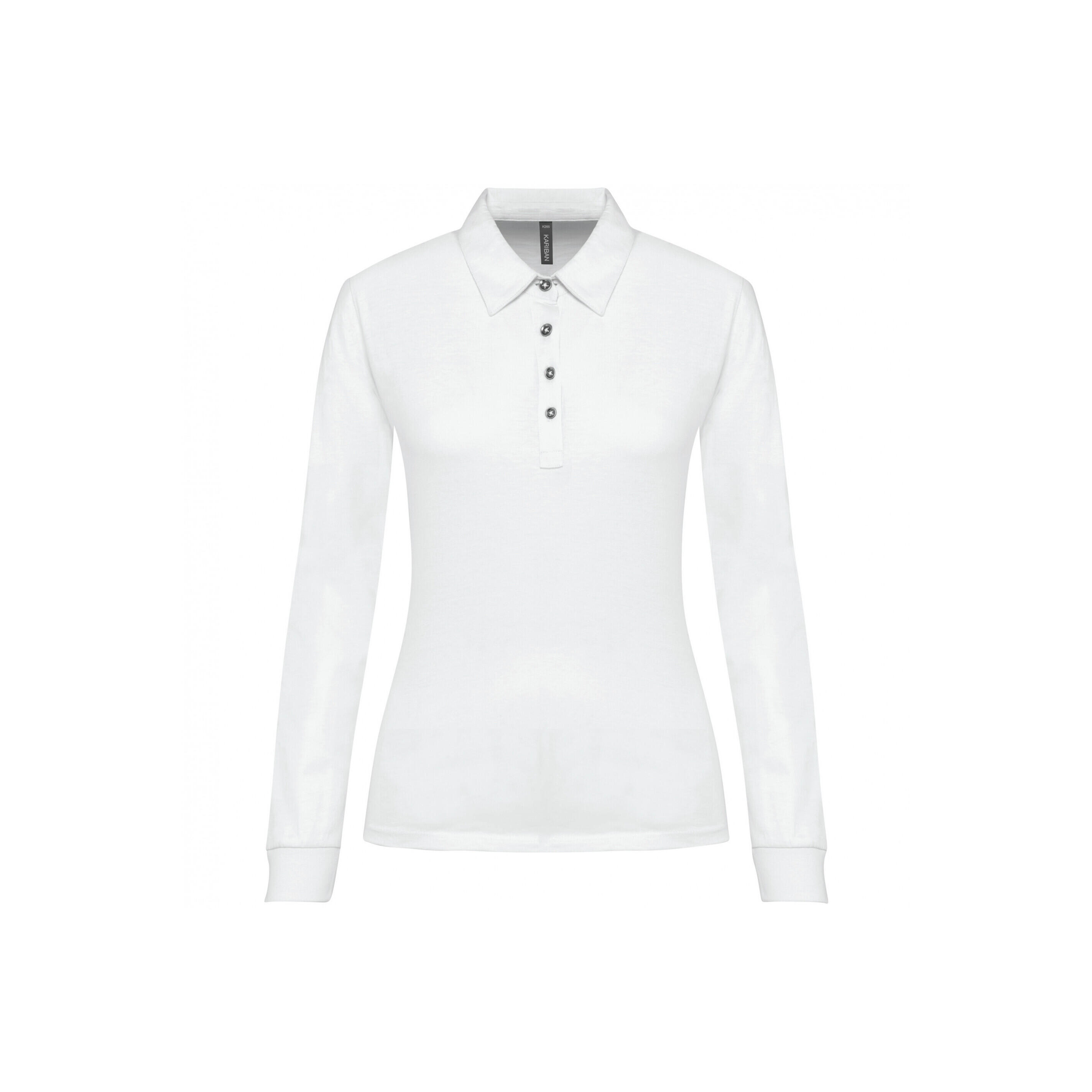 Damska koszulka polo z długim rękawem Kariban