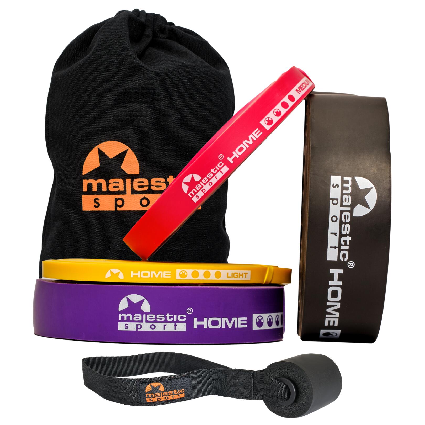 Zestaw gum do ćwiczeń Majestic Sport HOME BAND (4 szt.)