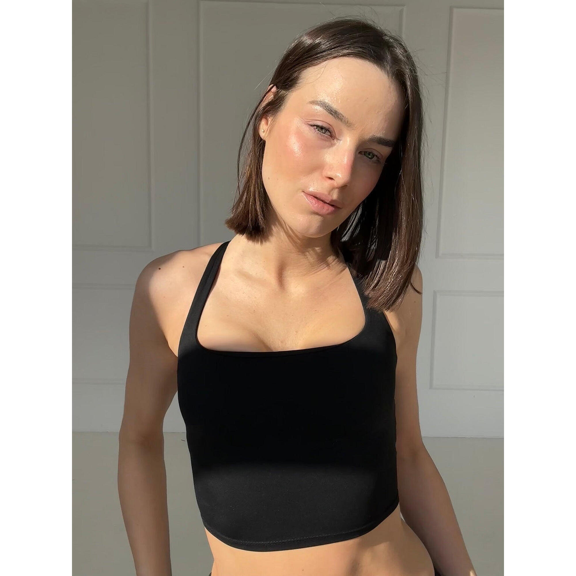 Stanik do jogi Moonholi Sunset z odkrytymi plecami