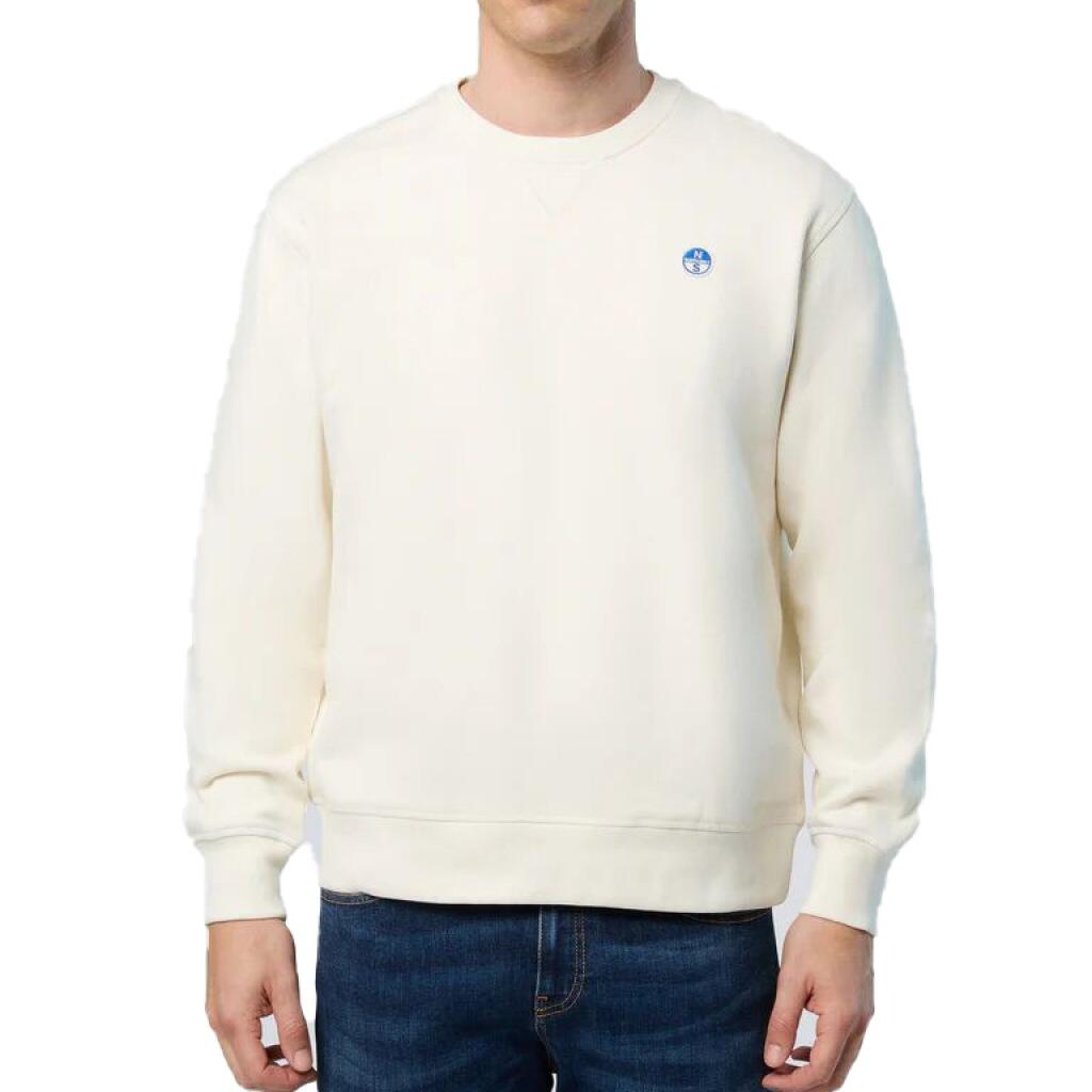 Bluza polarowa NORTH SAILS CREWNECK SWEATSHIRT Biały