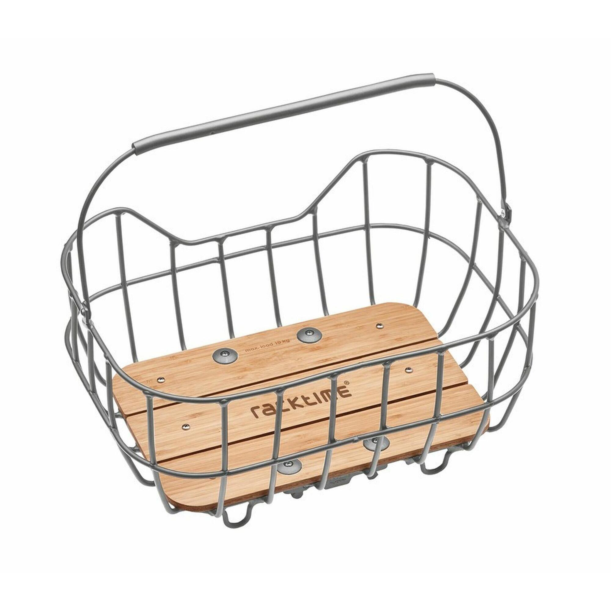 Koszyk systemowy Racktime Baskit Breeze wraz z adapterem Snapit