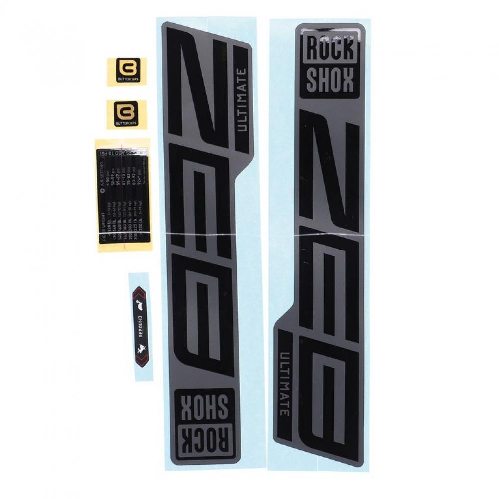 Zestaw naklejek na widełki rowerowe Rockshox Ho Zeb Ultimate Flight