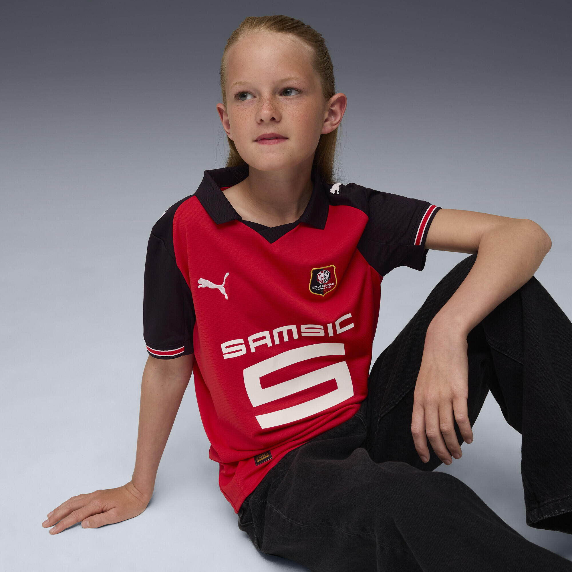 Młodzieżowa koszulka domowa Stade Rennais F.C. 25/26 PUMA