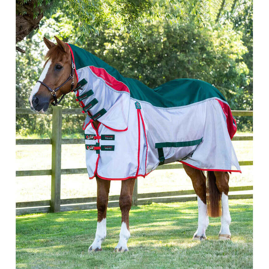 Derka na muchy dla koni z narzutami Premier Equine Buster Stay-Dry Super Lite