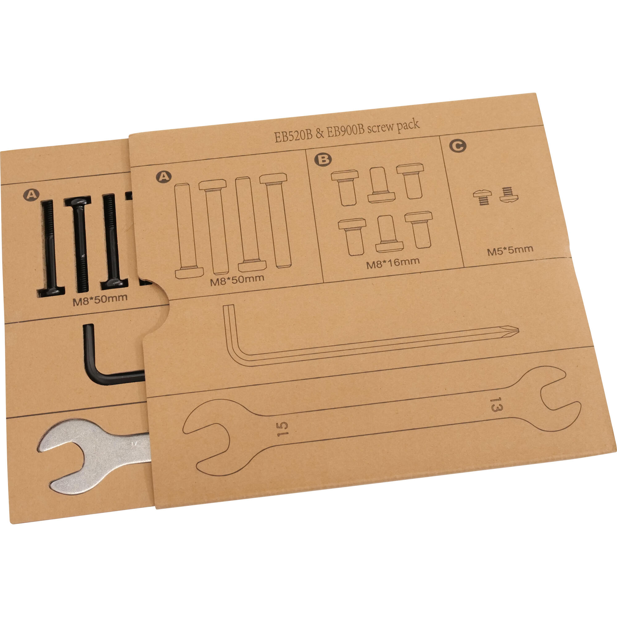 EB 520B i EB 900 B - zestaw śrub