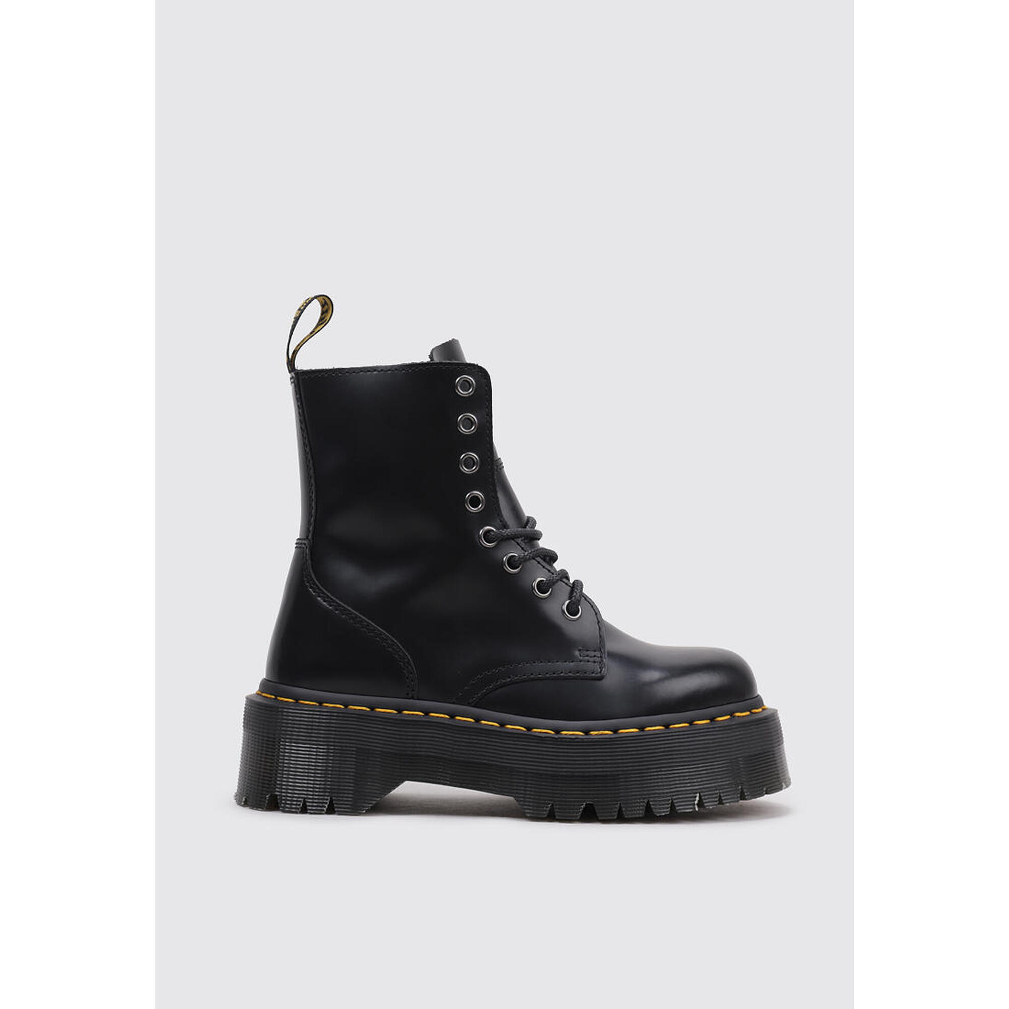 Buty Jadon Polerowane Gładkie Dr Marteny Czarne Damskie