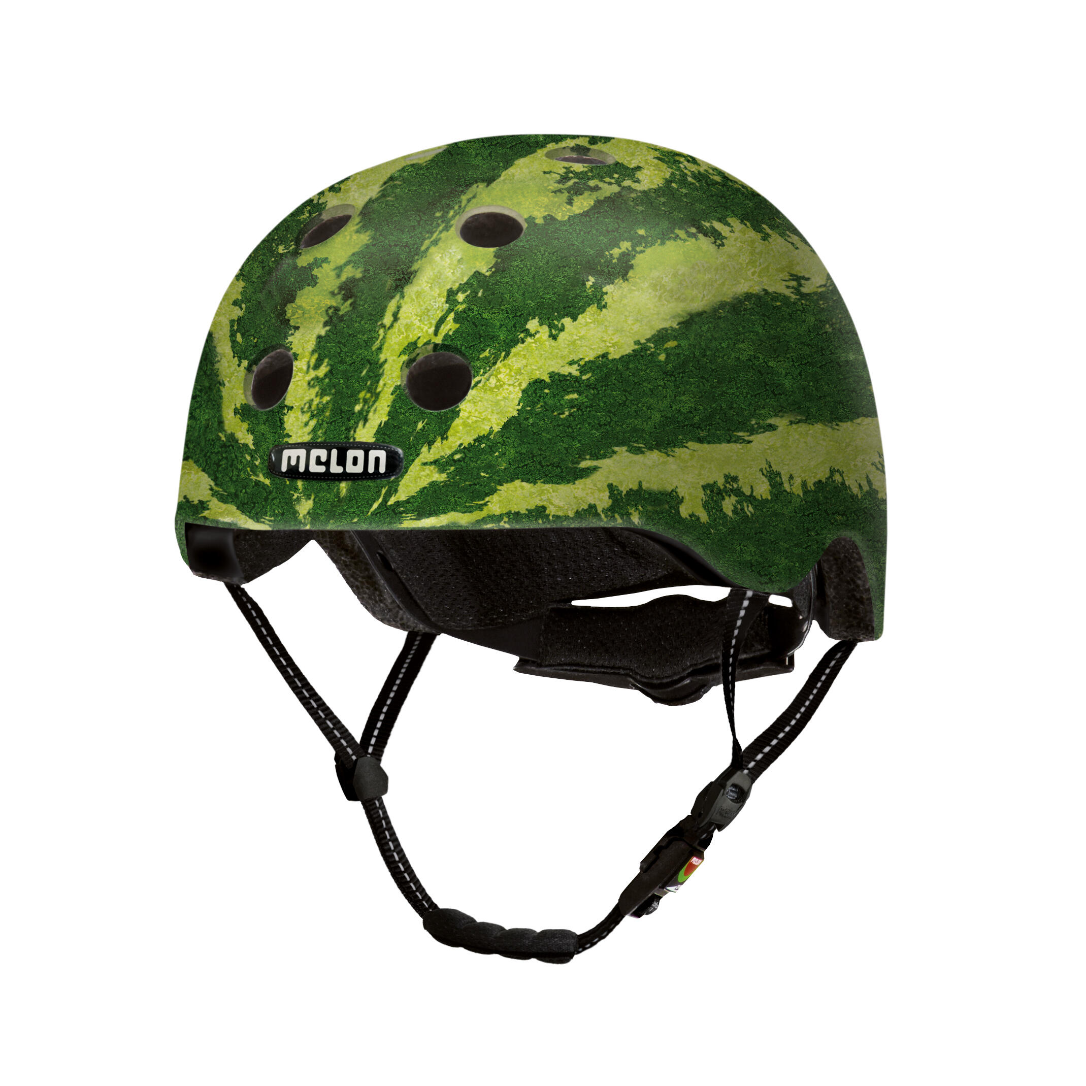 Kask rowerowy miejski „All Stars”, prawdziwy melon matowy