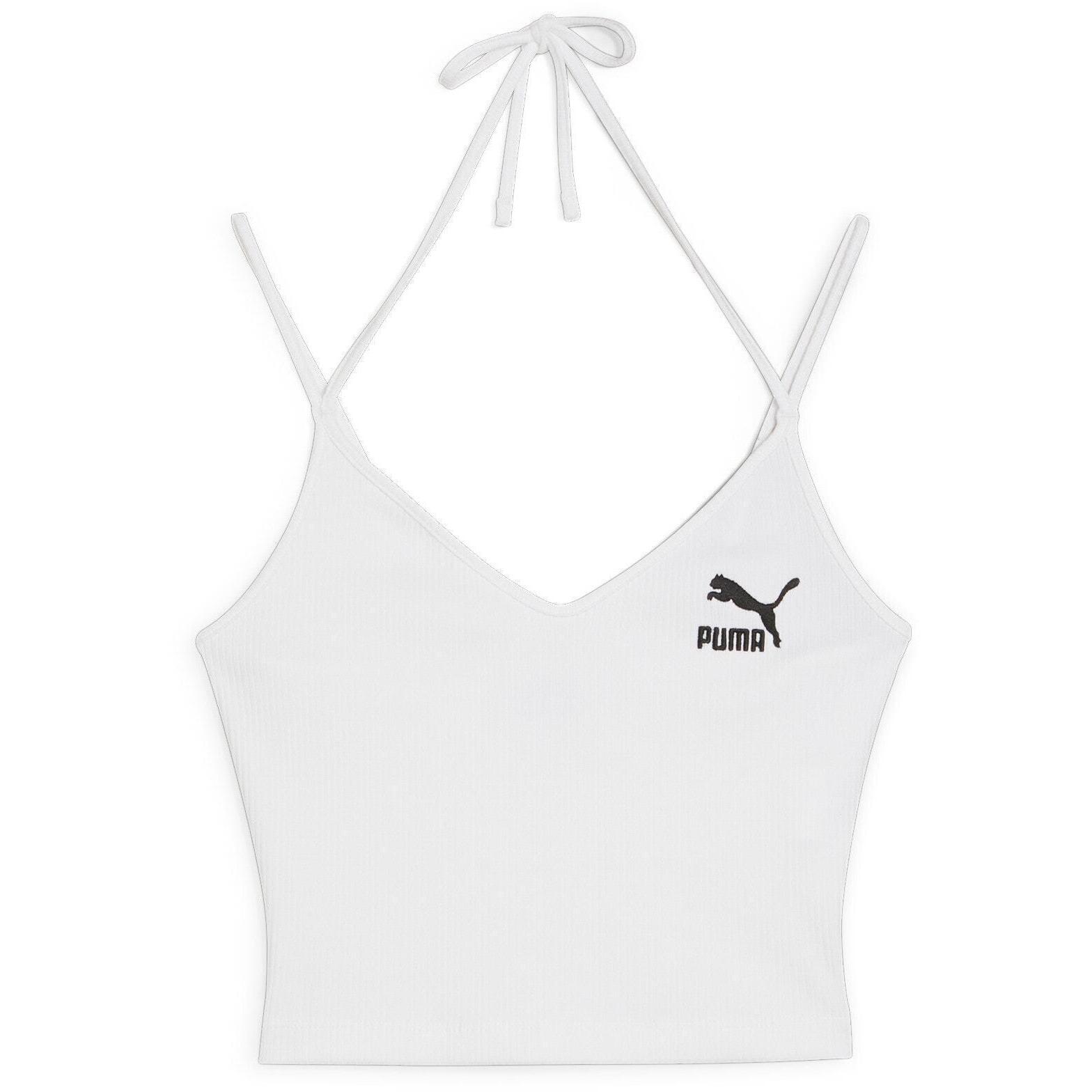 Podkoszulek damskie Puma Classics Ribbed Crop Top