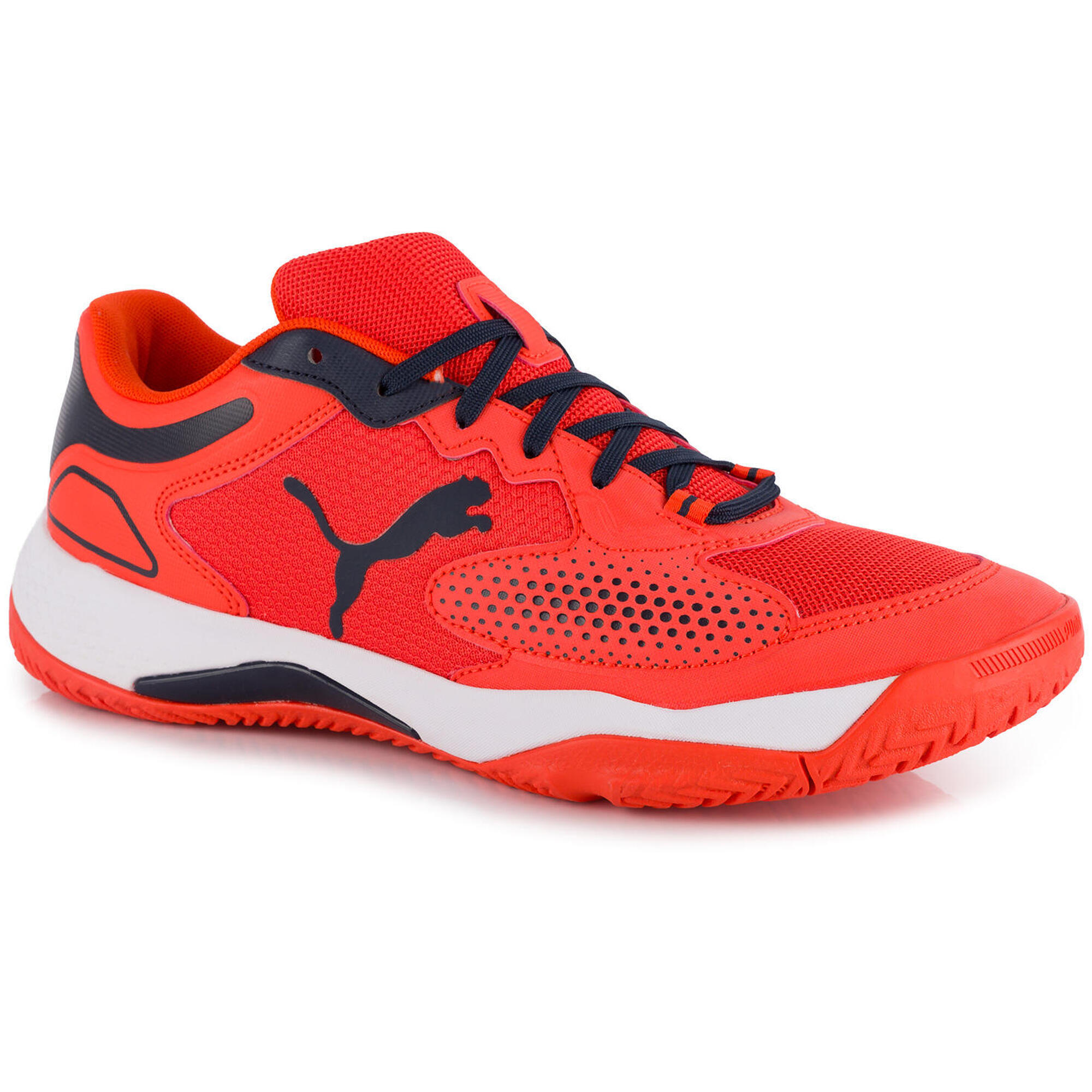 Buty męskie sportowe sneakersy do padla czerwone PUMA SOLARCOURT RCT